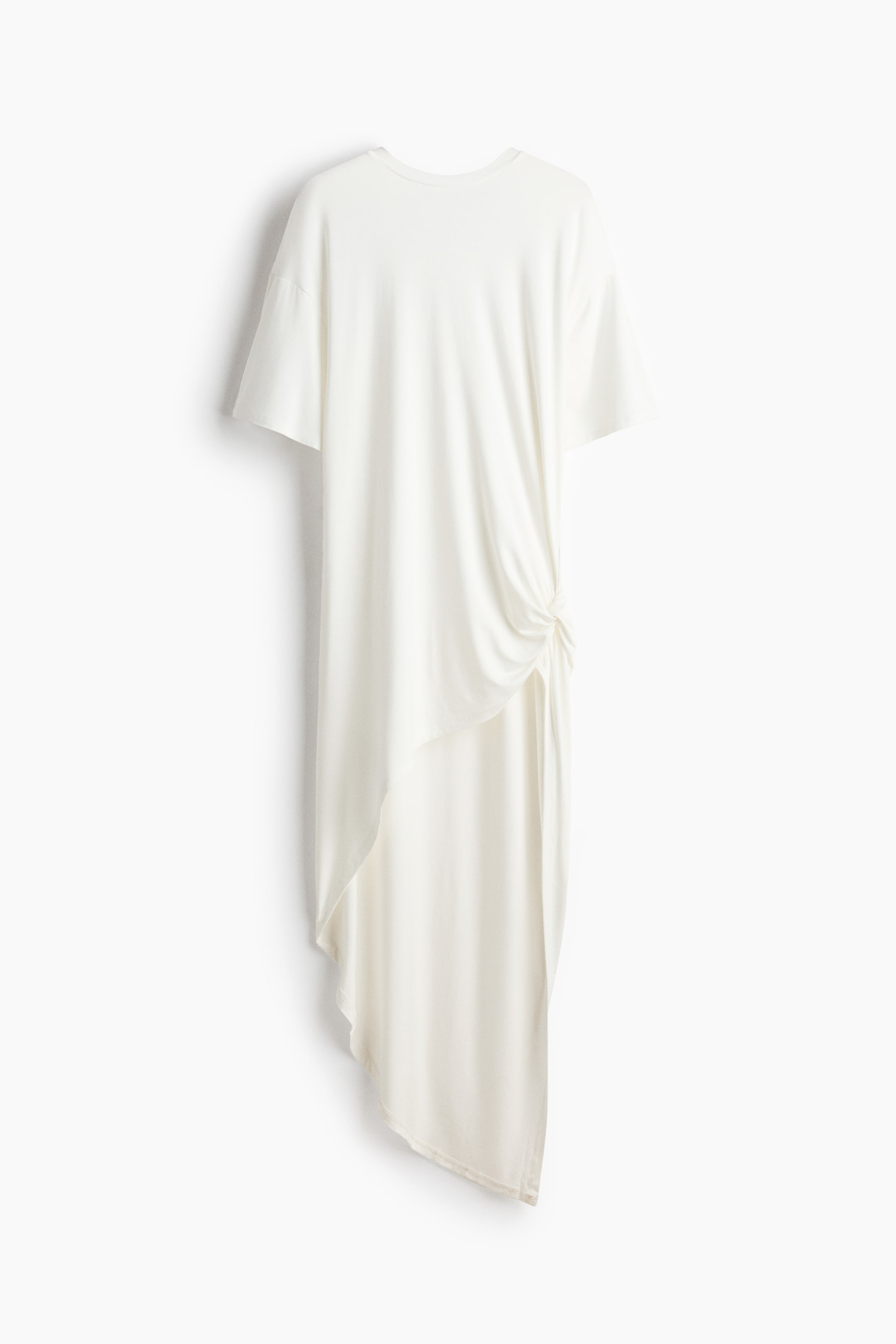 Größeres Bild ansehen: High-Low-Shirt mit Twistdetail - Weiß - Ladies | H&M DE 1