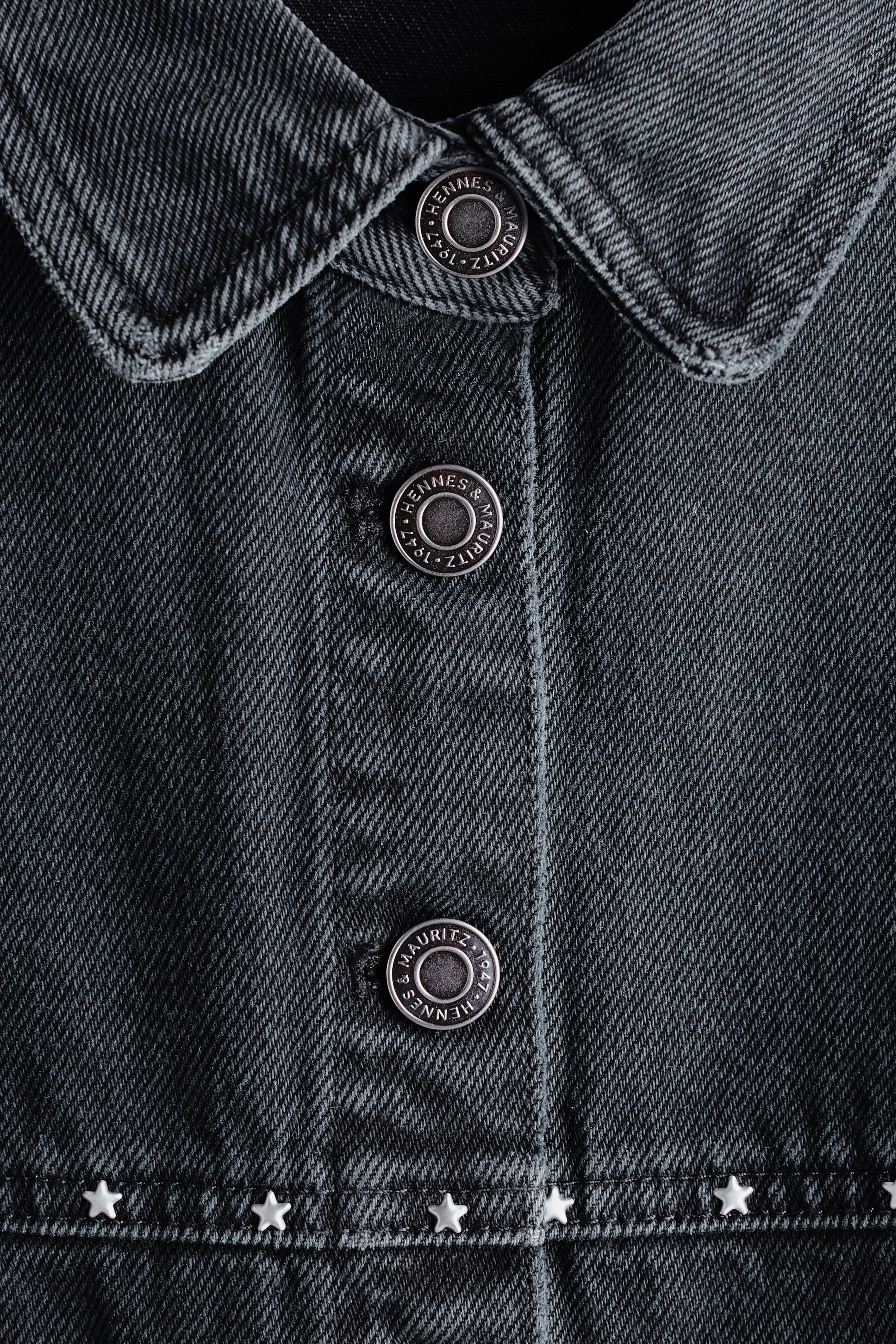 Embellished Cotton Twill Overshirt
