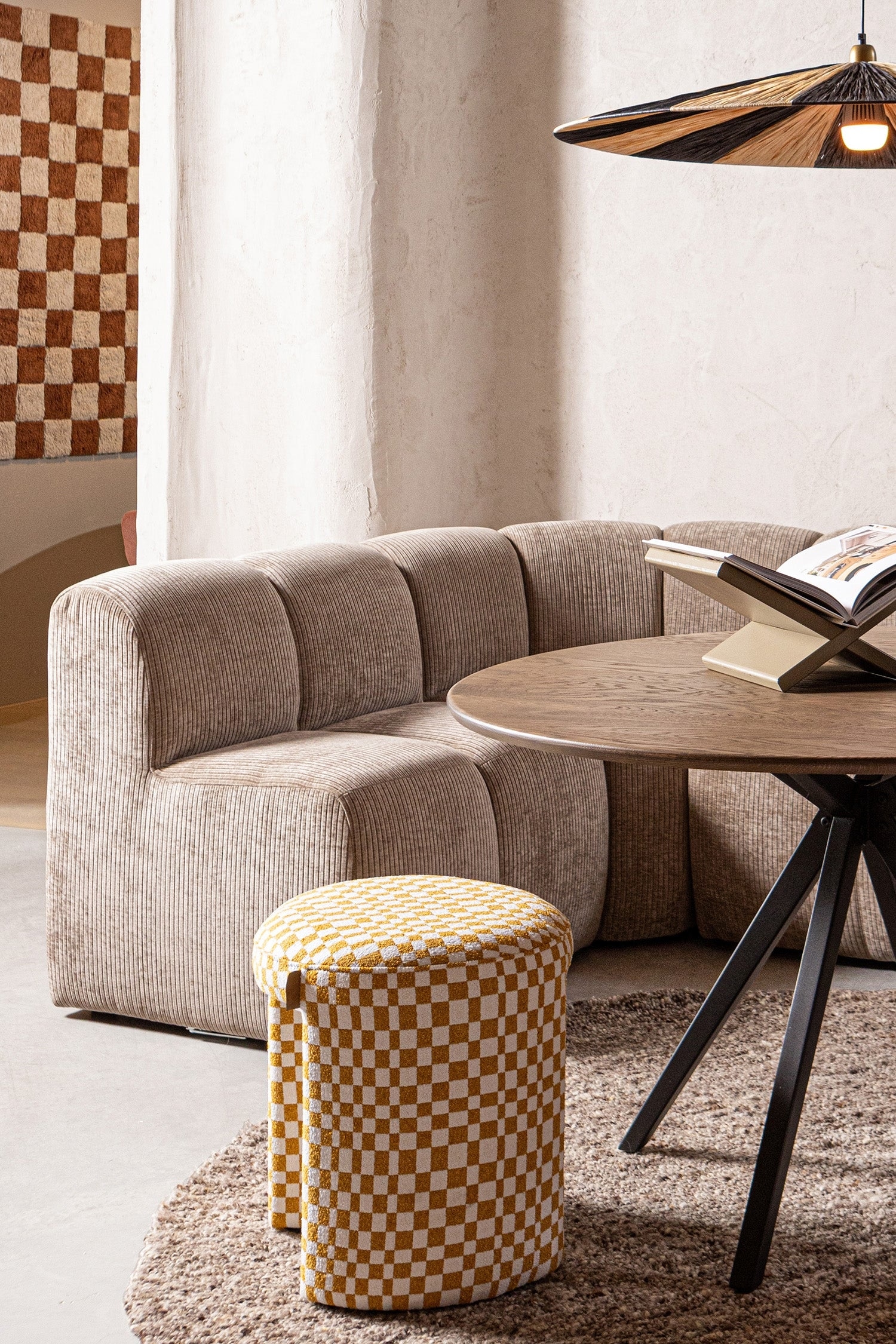 Charlie Kruk - Geel/Naturel