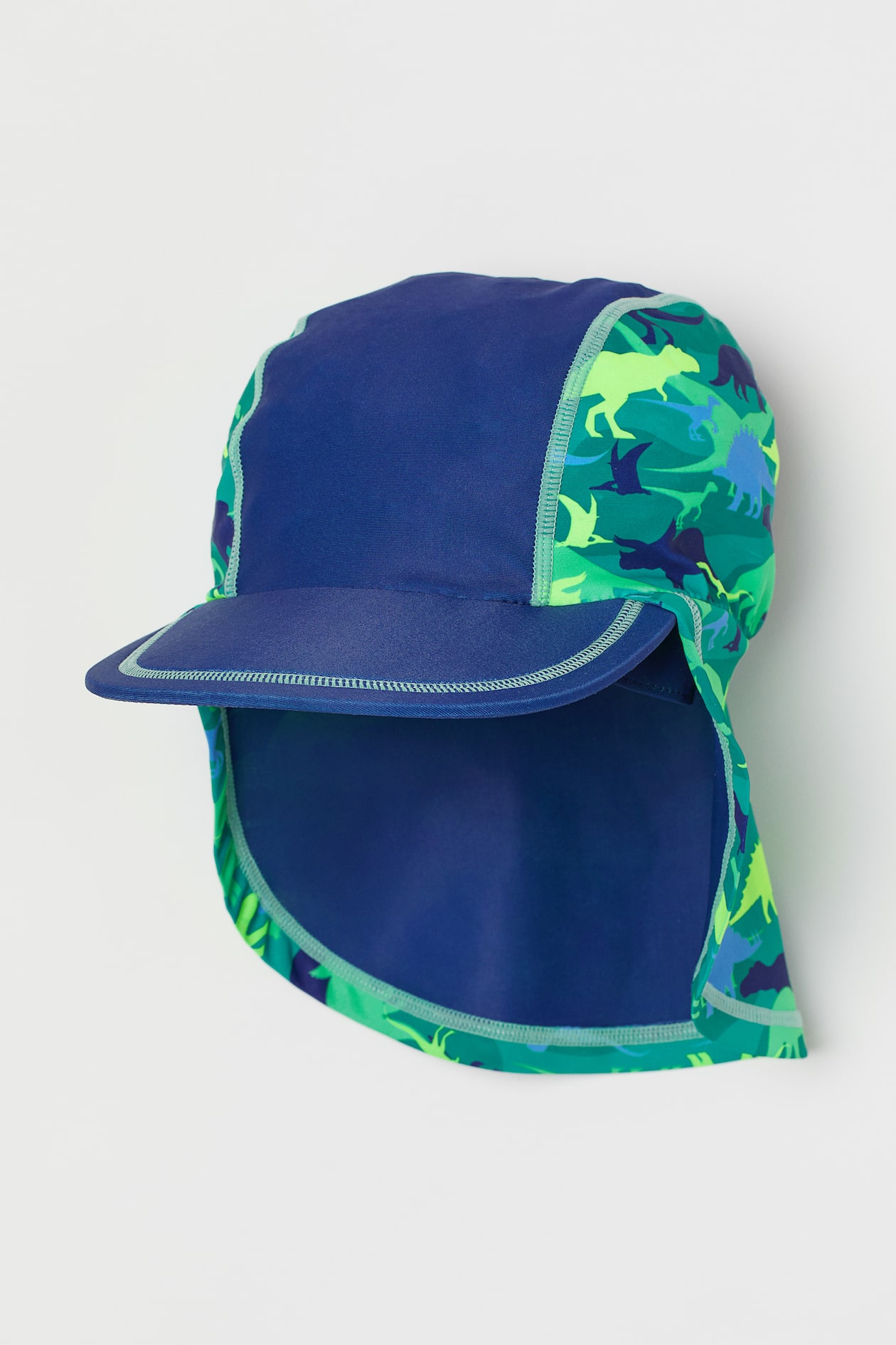 Casquette Enfant Dino World Galaxy Bleu Foncé - Motif Dinosaures Espace, Filet Respirant Et Taille Ajustable