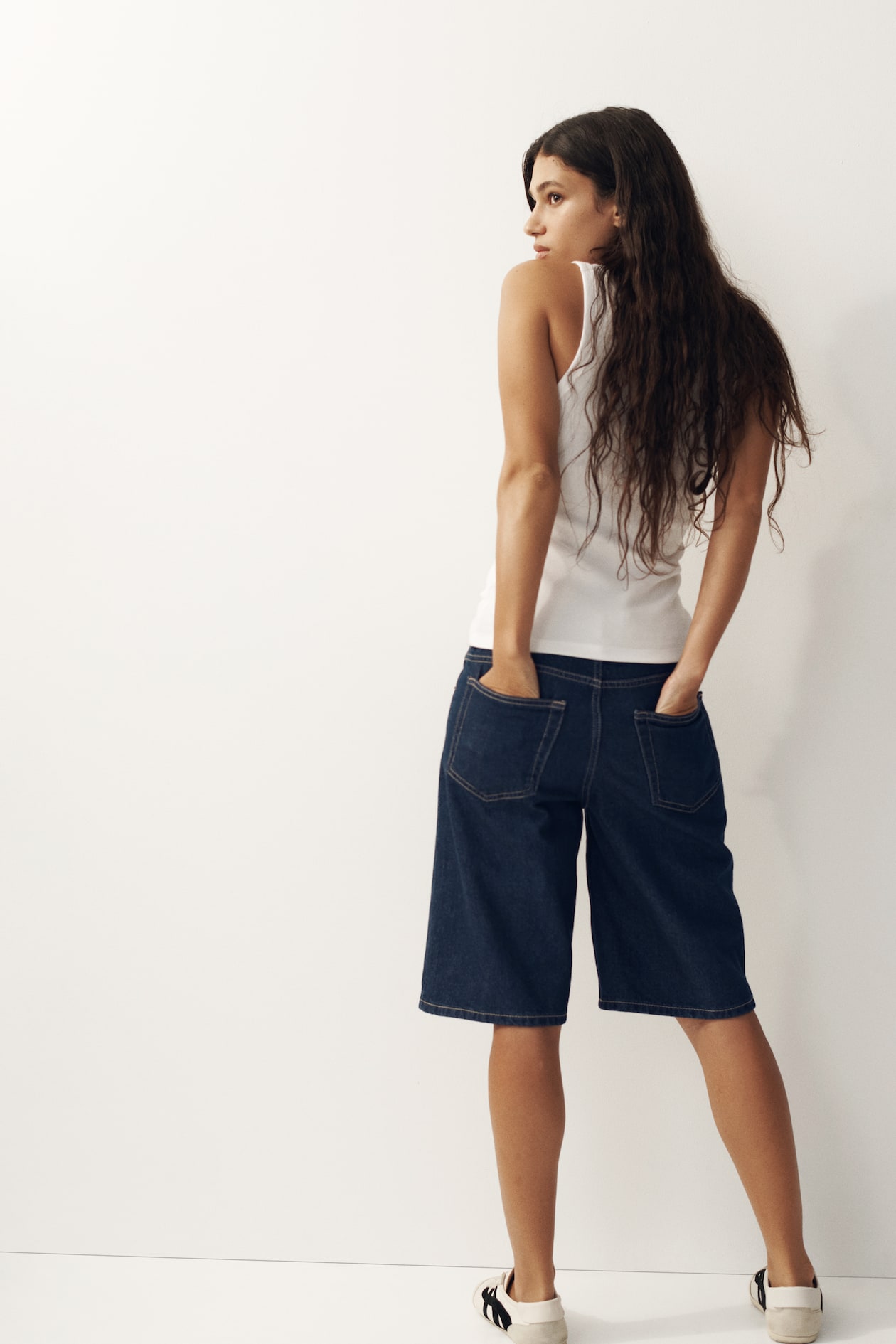 Denim Bermuda Shorts - image 4