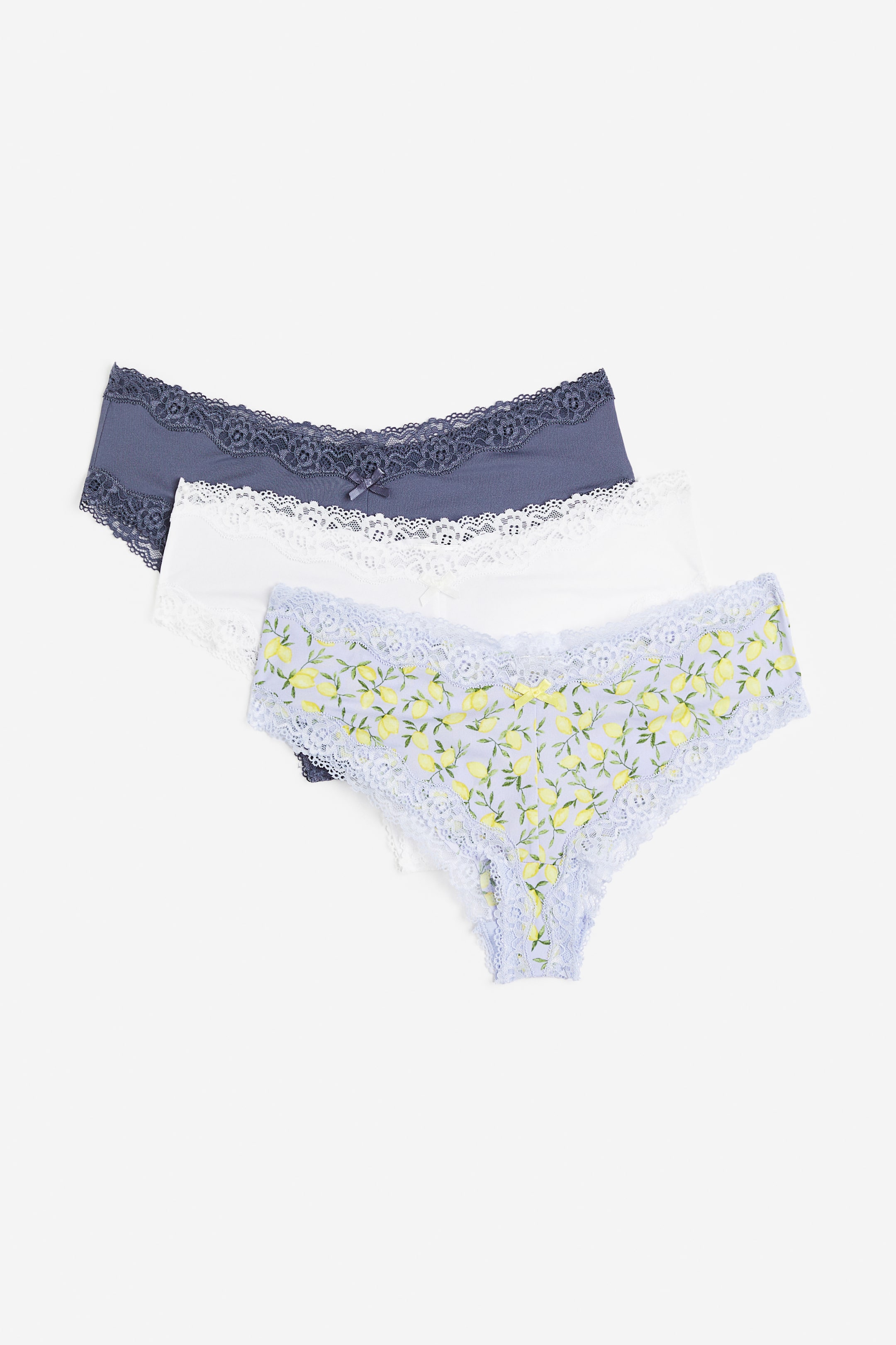 View larger image: 3-pack hipster briefs - Light purple/Lemons - Ladies | H&M 1
