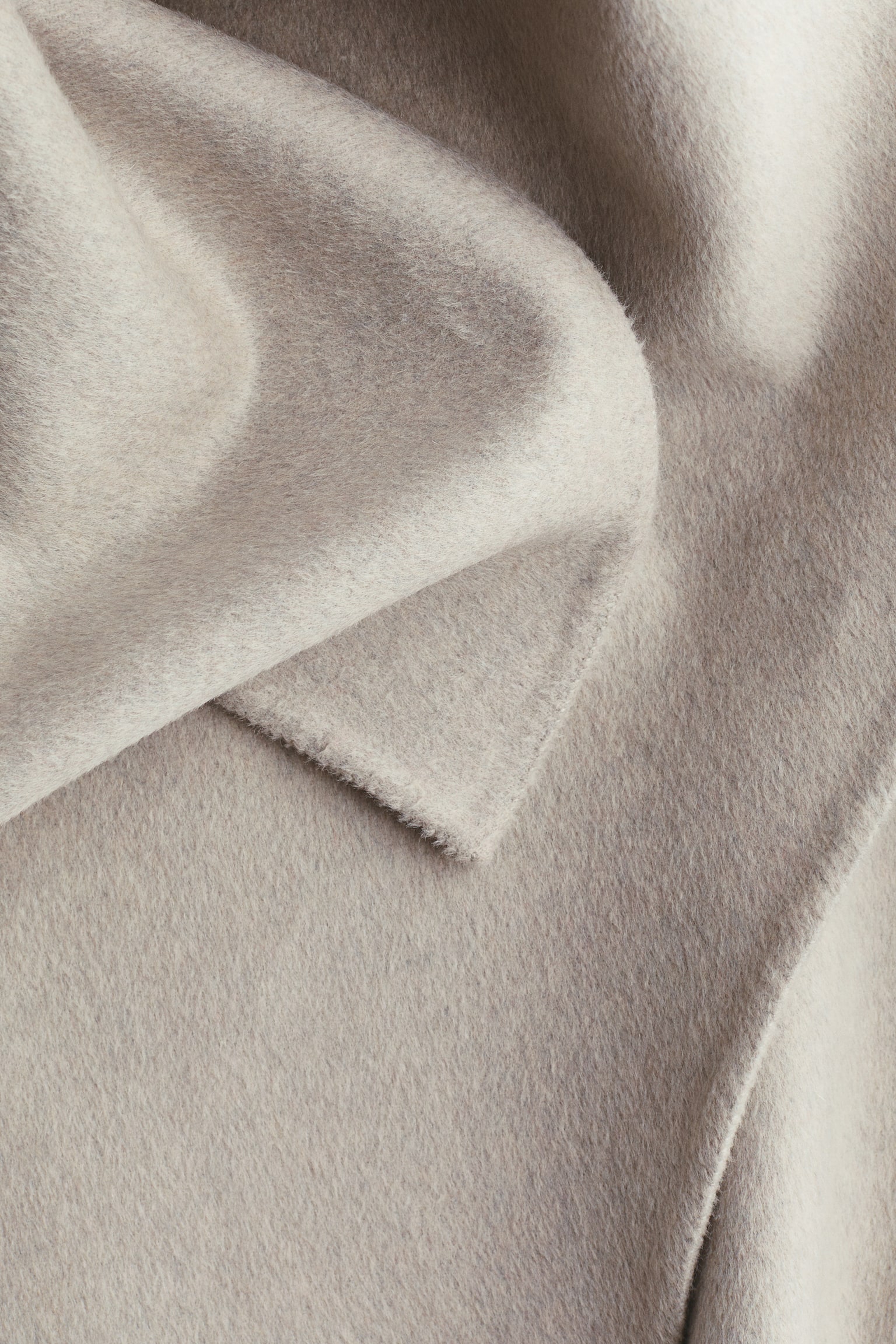 Handmade wool-blend coat - Light greige - 5