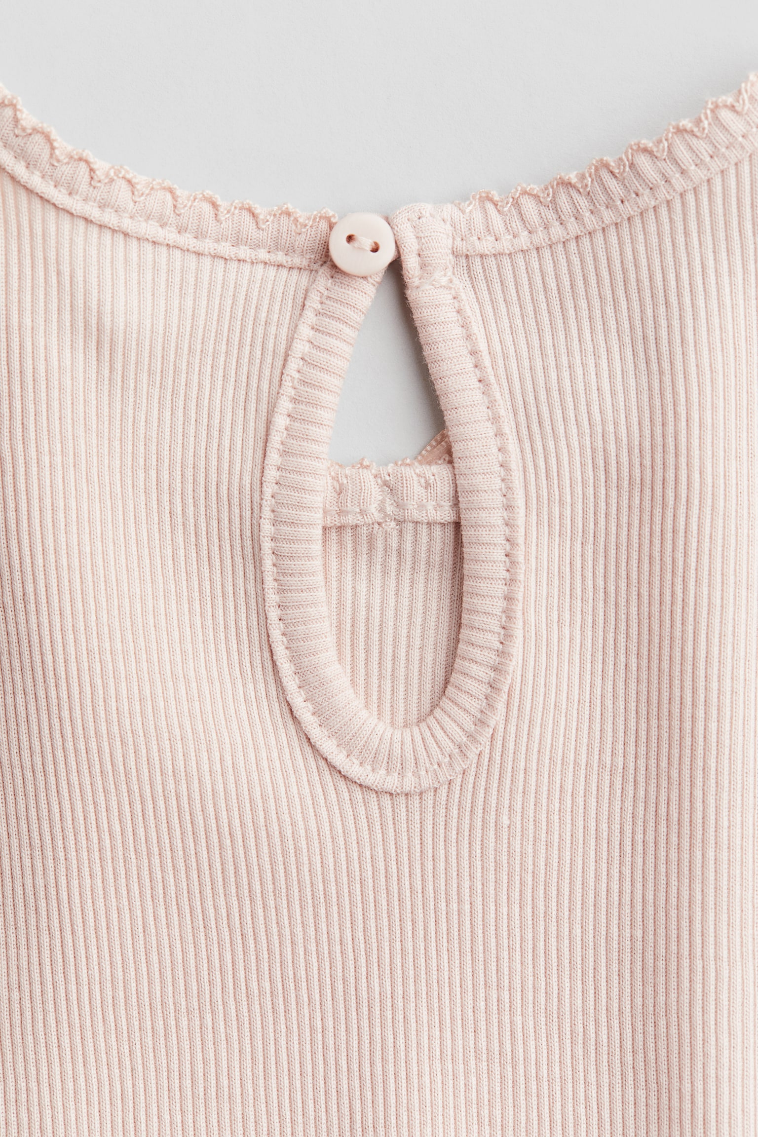 Ribbed jersey top - Light pink/Pink/Light grey/Black/Cream - 2