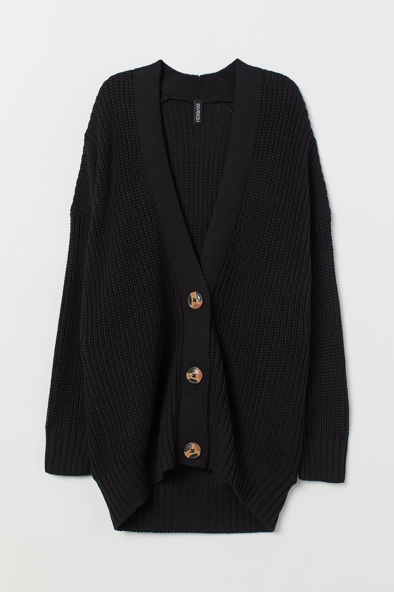 HOT Gilet Noir Gilet Femme Maille Epaisse Gilet Grosse Maille