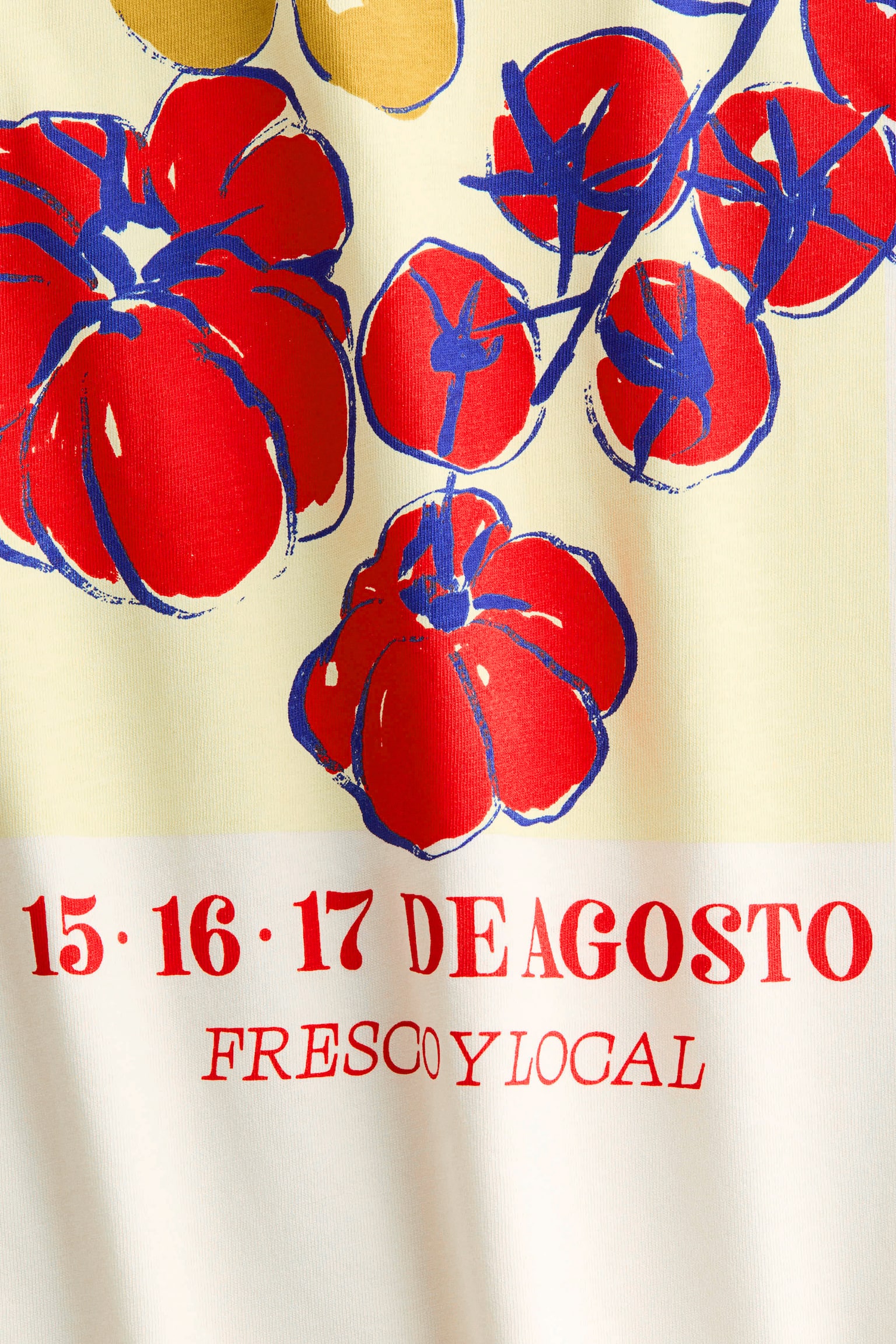 Printed T-Shirt - Ivory/Feria de Verano/White/lemons/Green/Cannes Sailing Retreat/White/Le Marais/Cream/Biarritz/Light blue/Summer/Pink/Chillax Culture/Light yellow/Energized/Dark brown/The Vacation Edit/Light dusty blue/California/Brown/Solare/Dark brown/Italia/White/Arancia Rossa/White/Beauté - 4