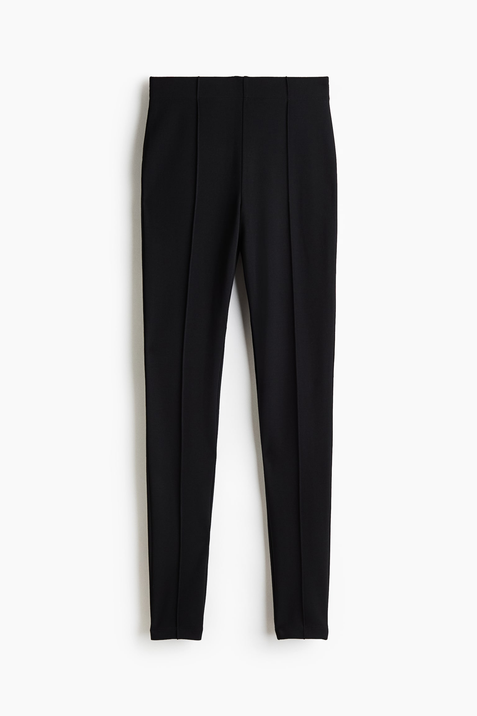 Crease-front Ponte di Roma leggings