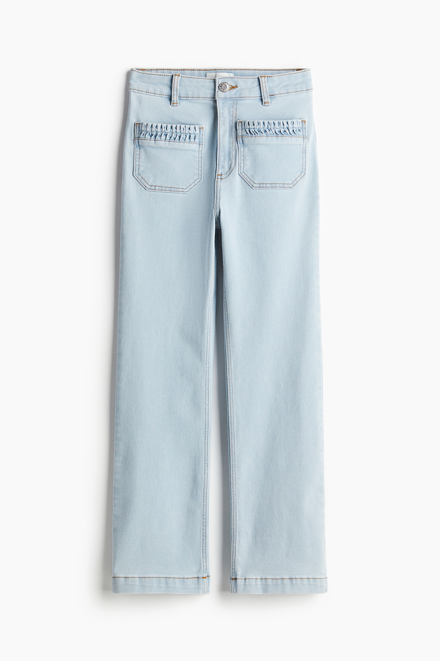 Cropped jeans - Light denim blue/Denim blue - 2