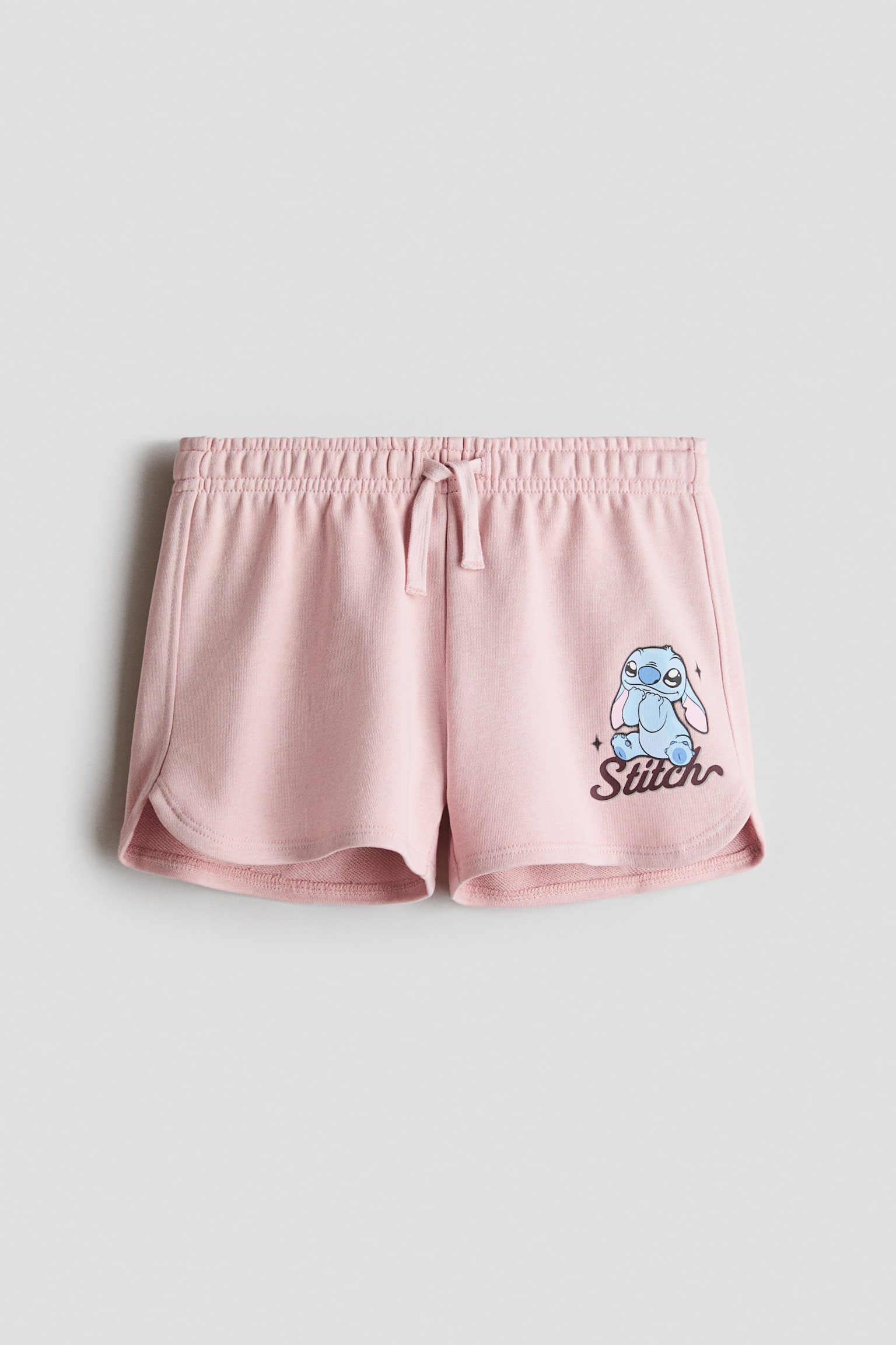 Print-motif sweatshorts - Light pink/Lilo & Stitch/Dark plum red/Snoopy/Light grey marl/CapyFun