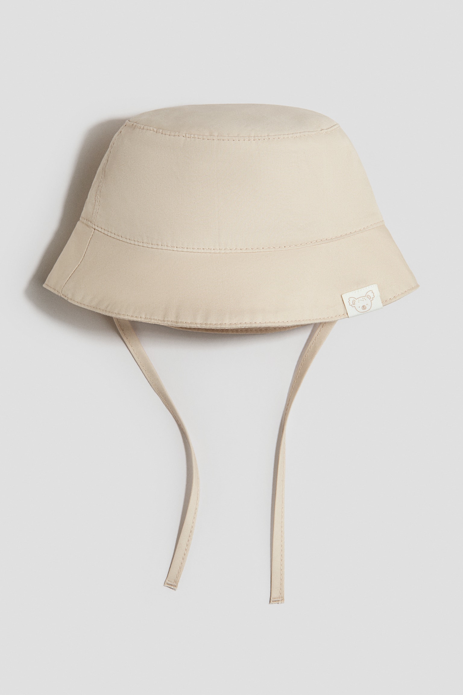 Cotton bucket hat - Light beige