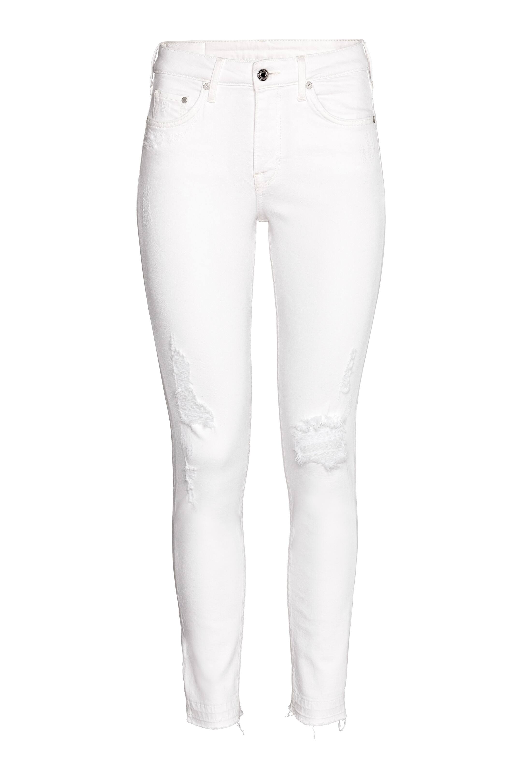 Voir une image plus grande: Jean ajusté Longueur cheville - White denim - Ladies | H&M CA 1