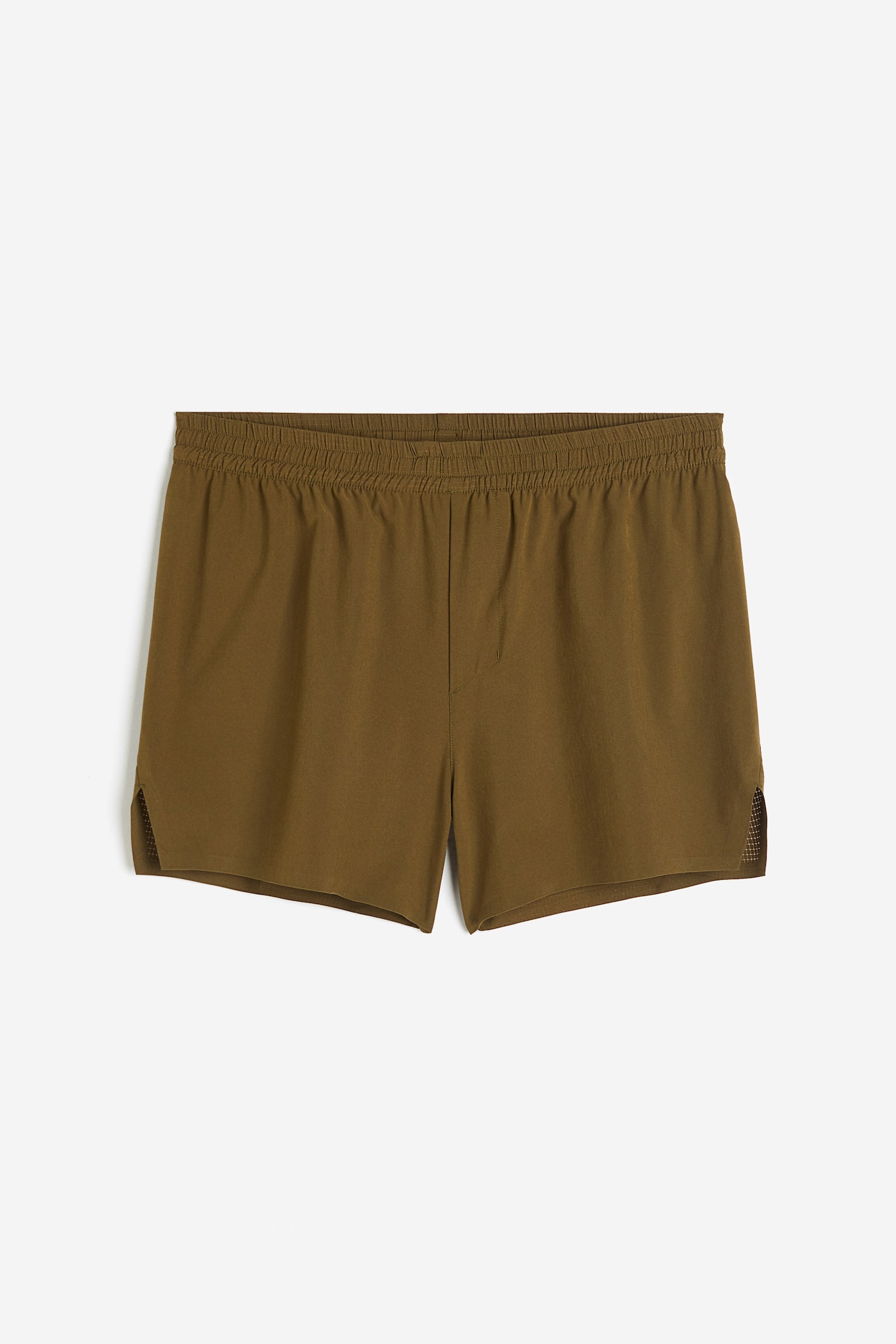 Short Running Shorts In DryMove™ - Dark khaki green/Dark grey - 1