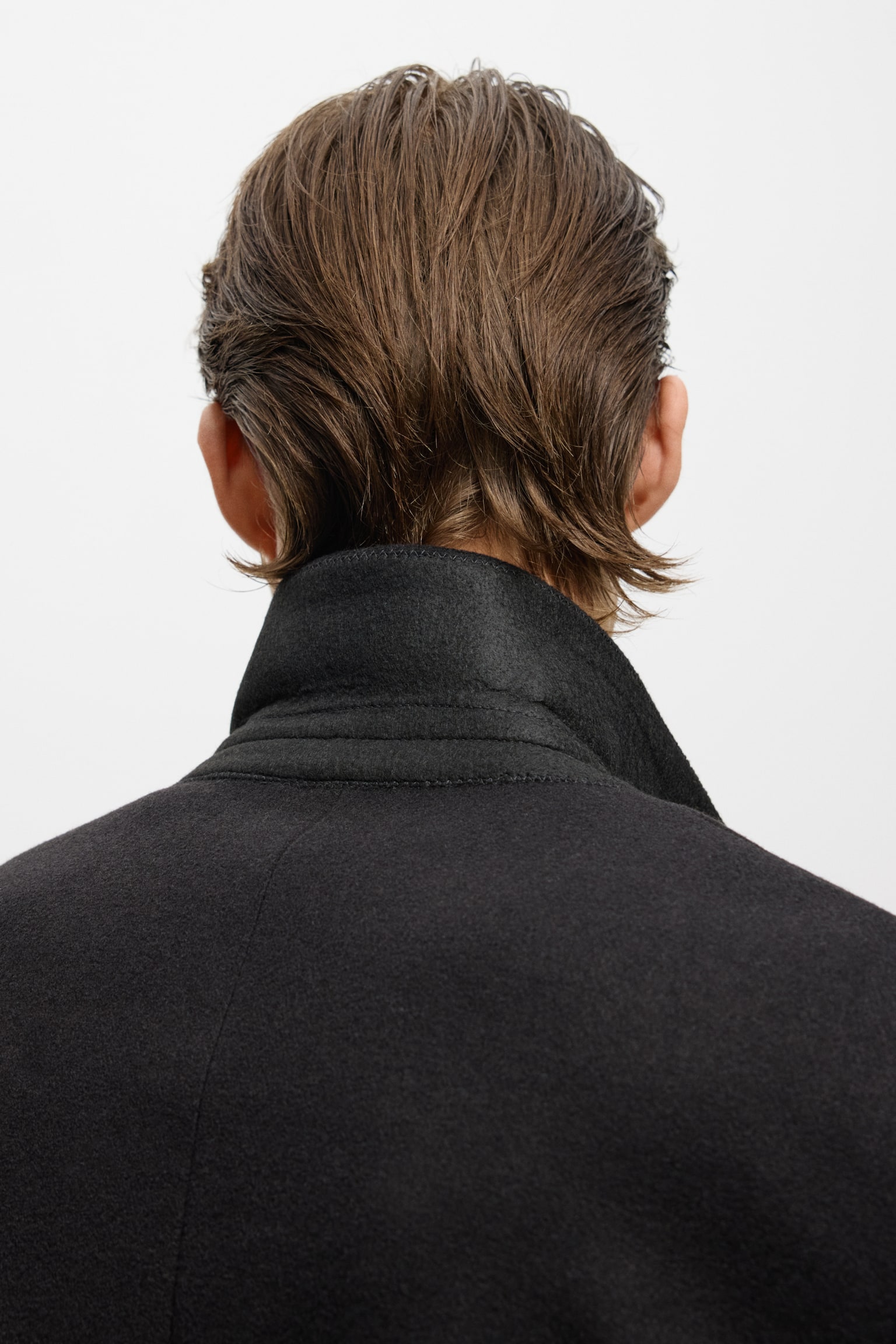 Single-breasted coat - Black/Grey/Dark brown/Beige/Beige - 4