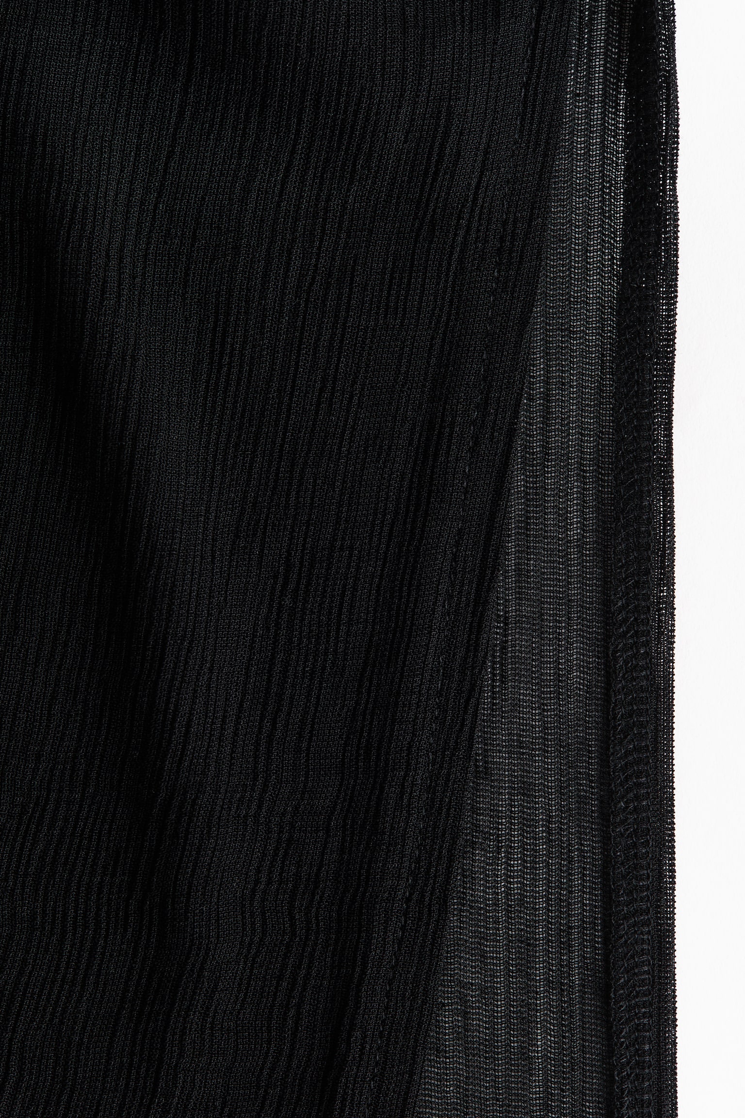 Женская юбка H&M Crinkled Midi, цвет: Чёрный — фото 6