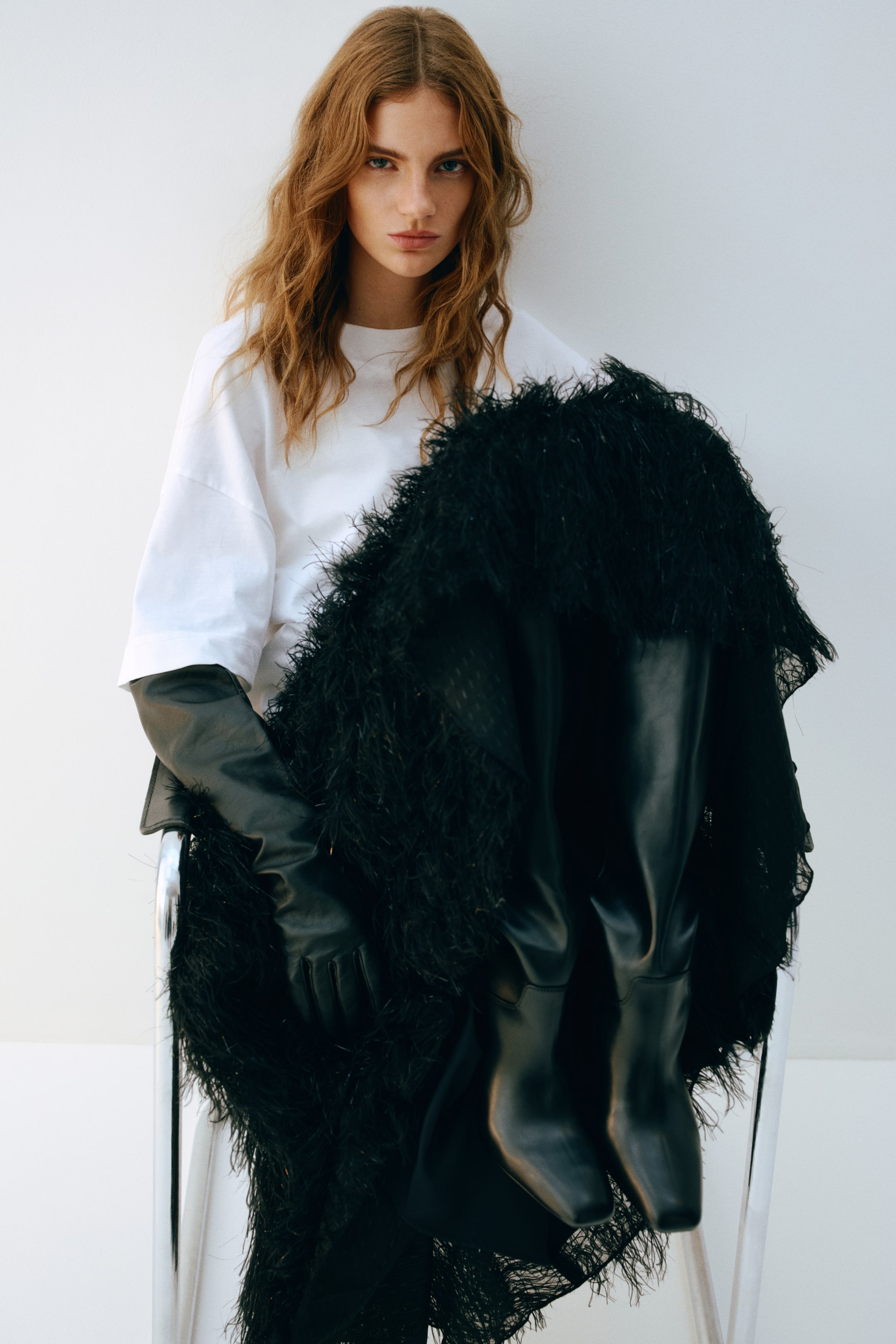 Προβολή μεγαλύτερης εικόνας: Μπότες μέχρι το γόνατο - Μαύρο - Ladies | H&M GR 1