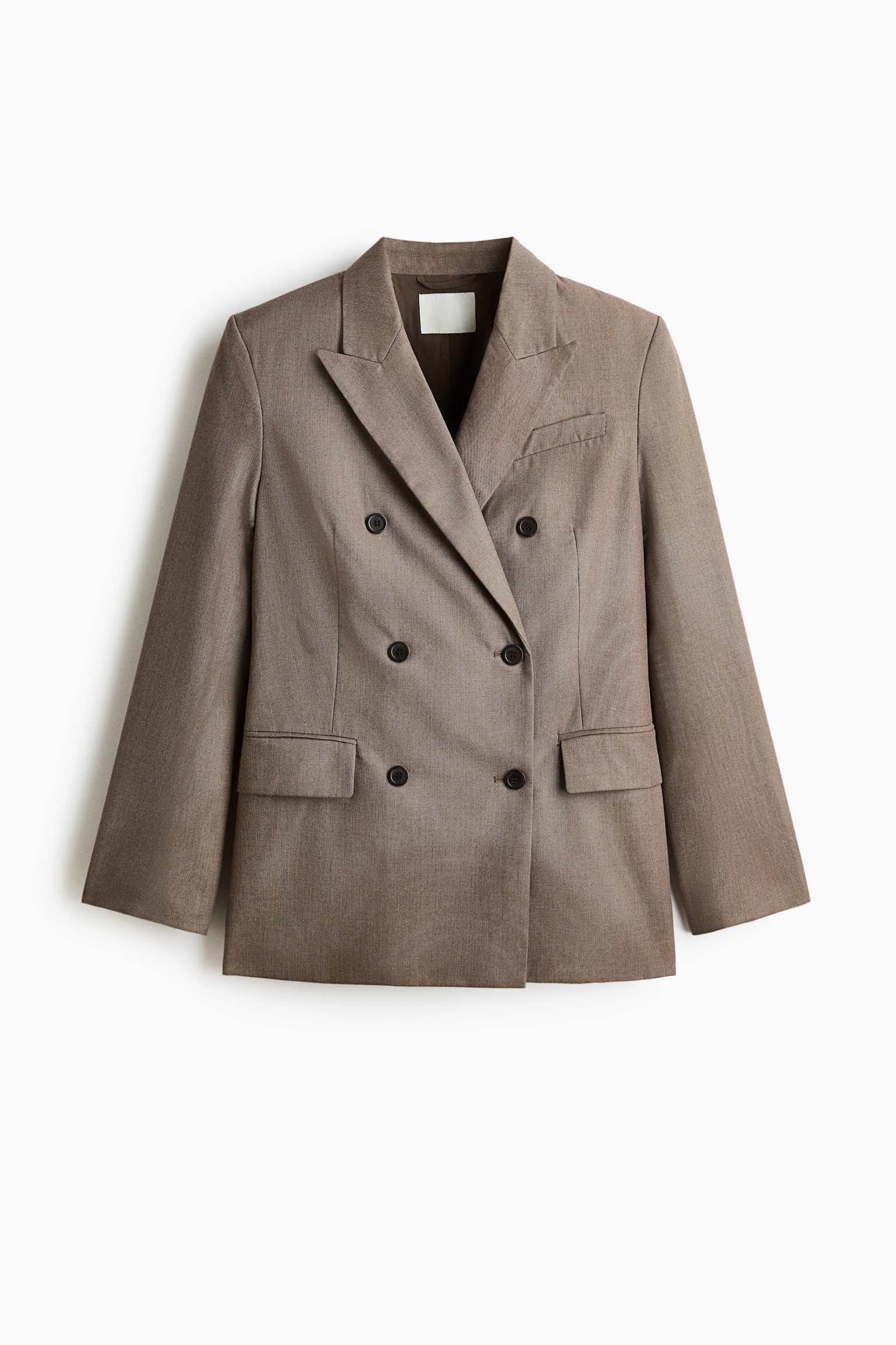 Double-breasted blazer - Mole/Black - 1
