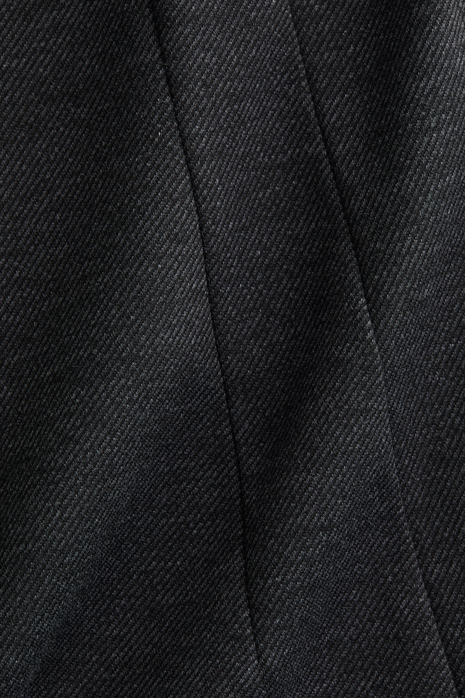 Top péplum en jersey romanite - Gris foncé chiné/Noir/Beige clair - 4