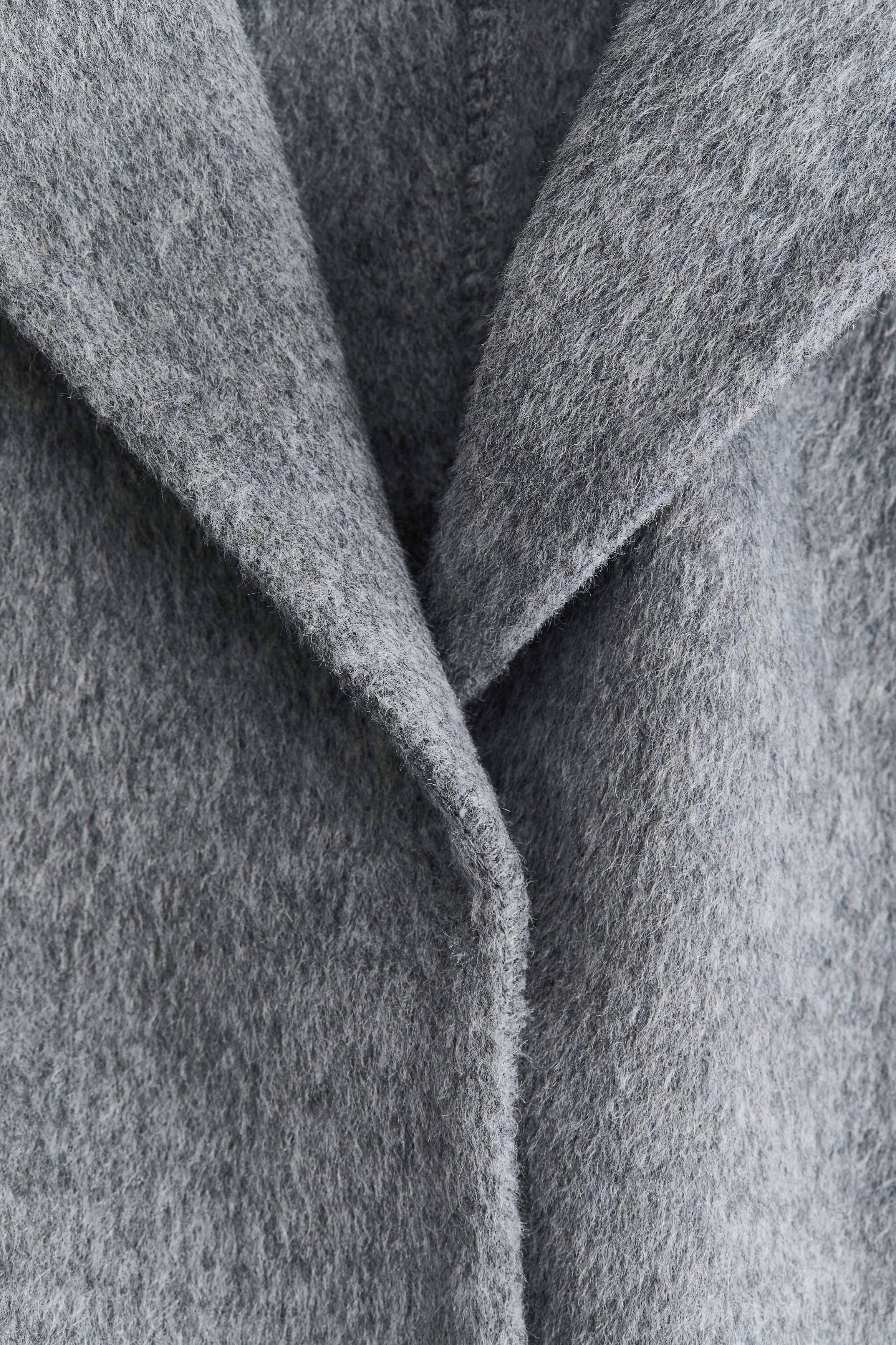 Handmade wool-blend coat