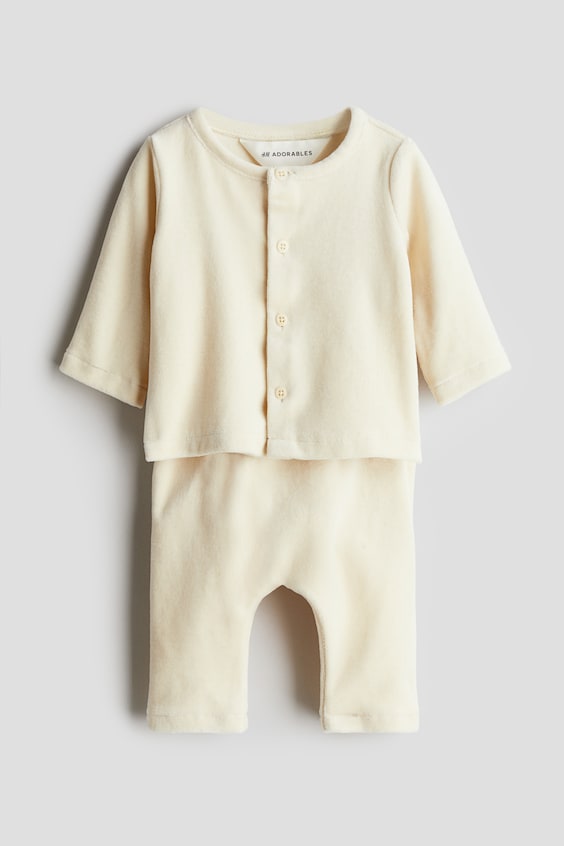 Детские топы H&M 2-Piece Velour Set