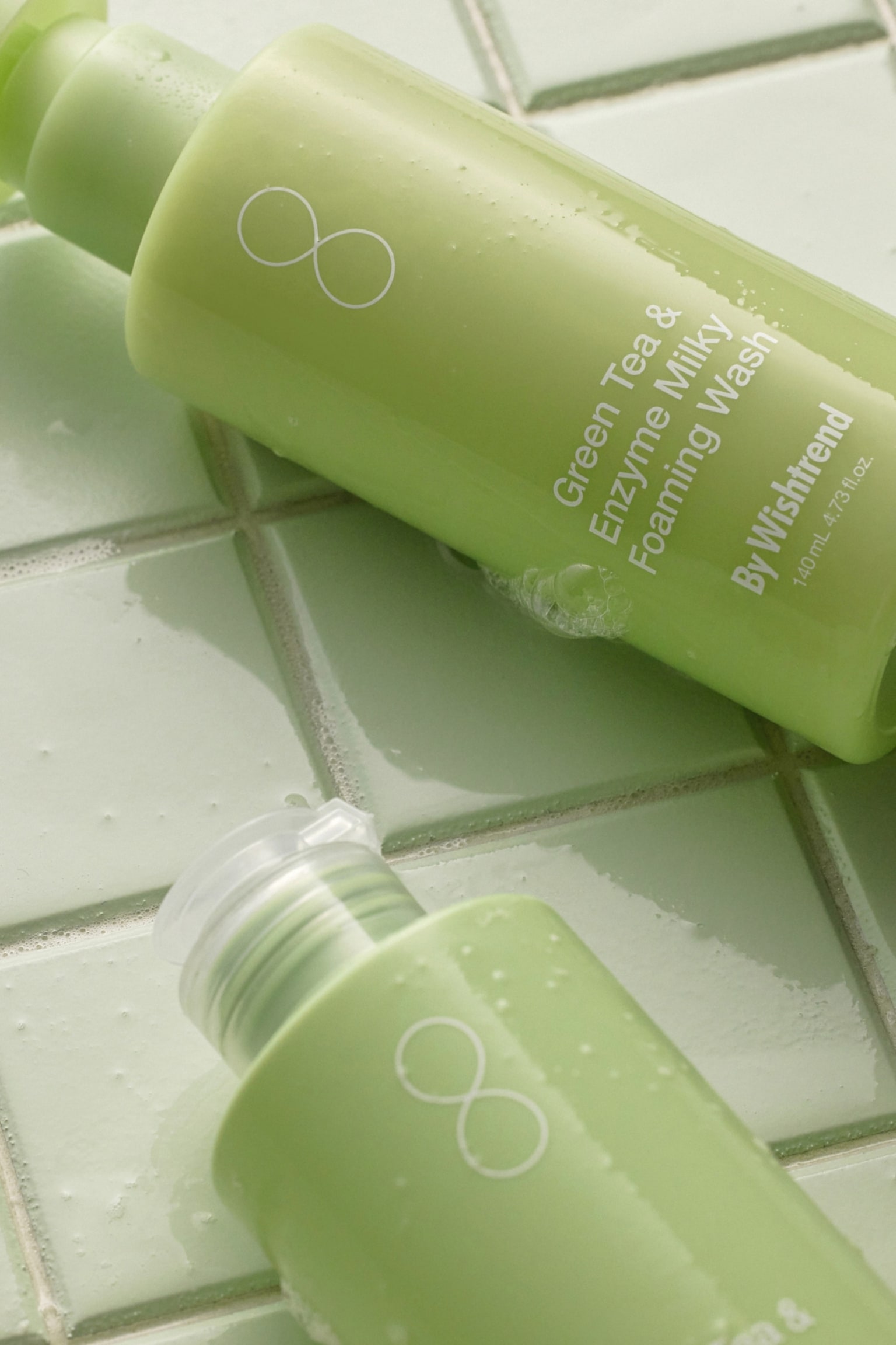 Green Tea & Enzyme Milky Foaming Wash - No Color - 2