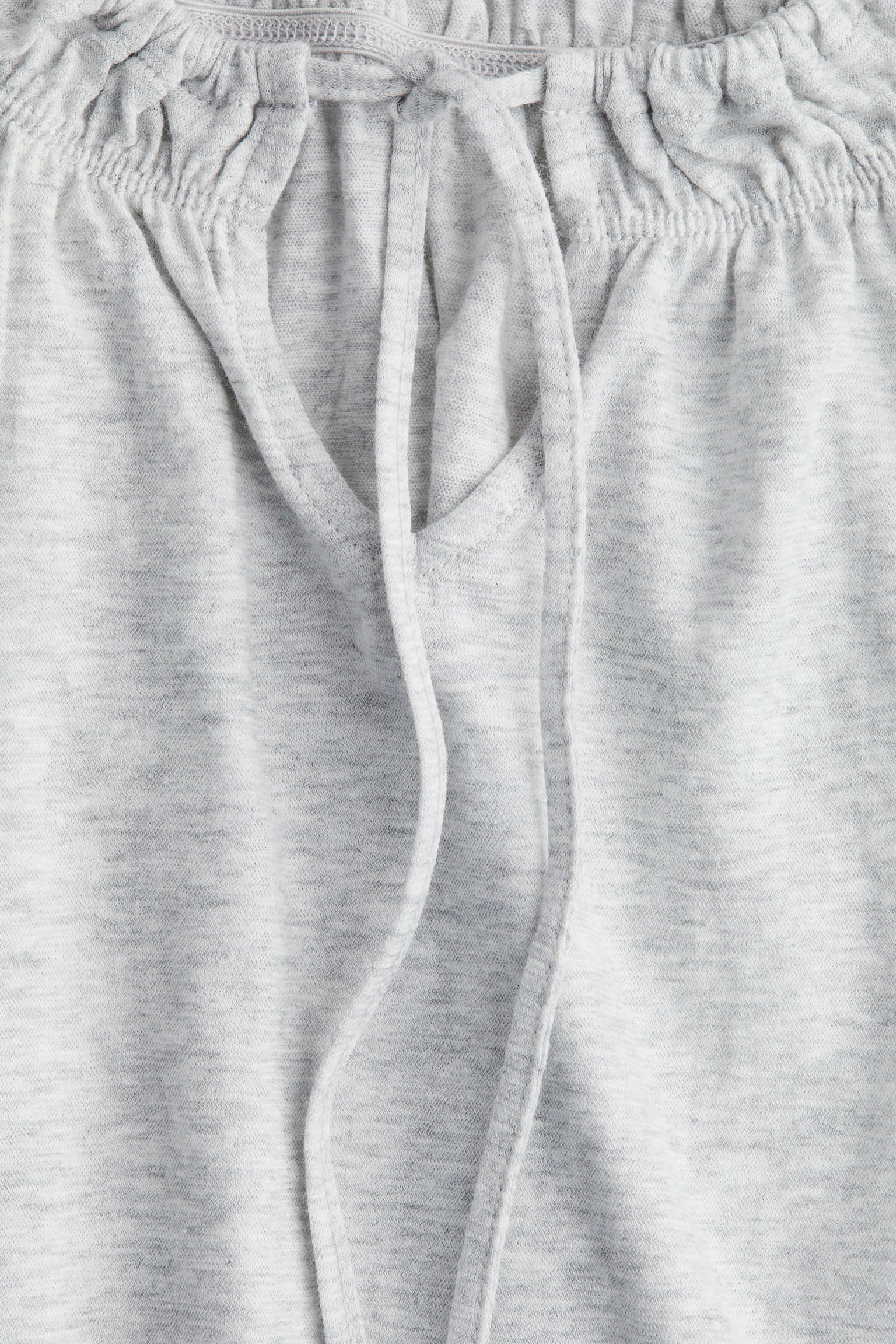 Áo jersey may nhún vải - Màu xám nhạt đốm/Màu xám đậm/Màu trắng/Kẻ - 7