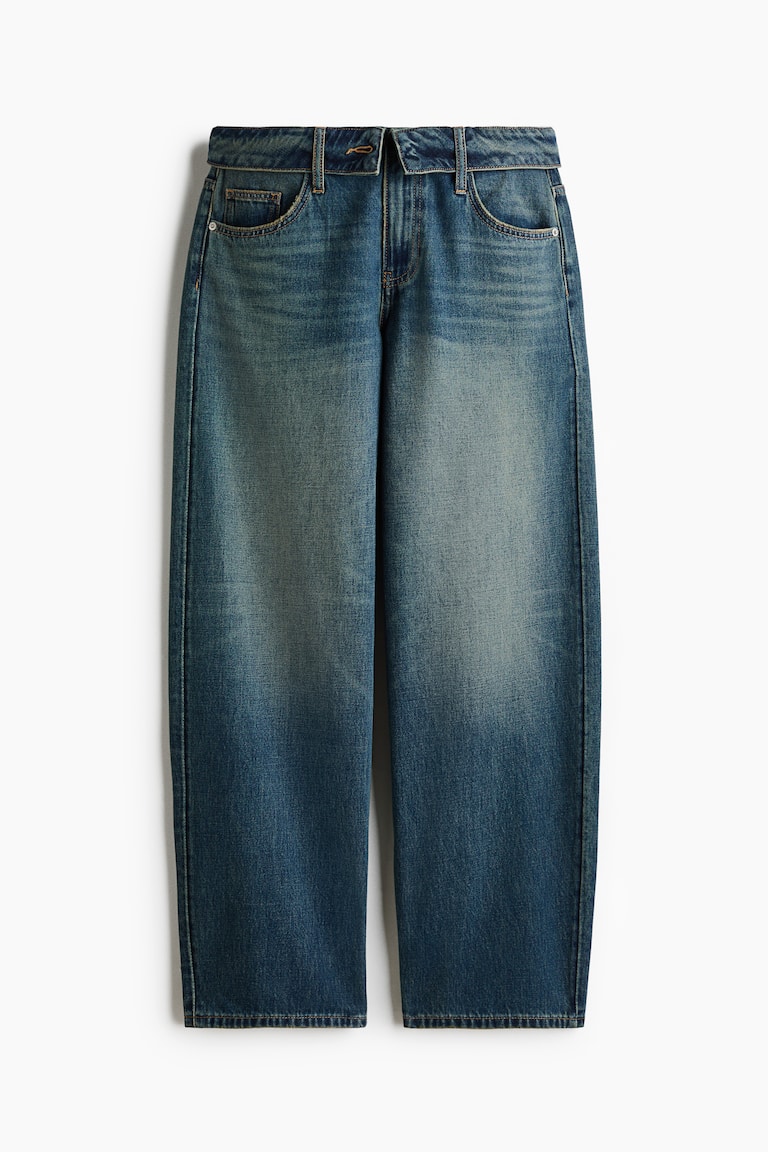 Barrel Regular Waist Jeans