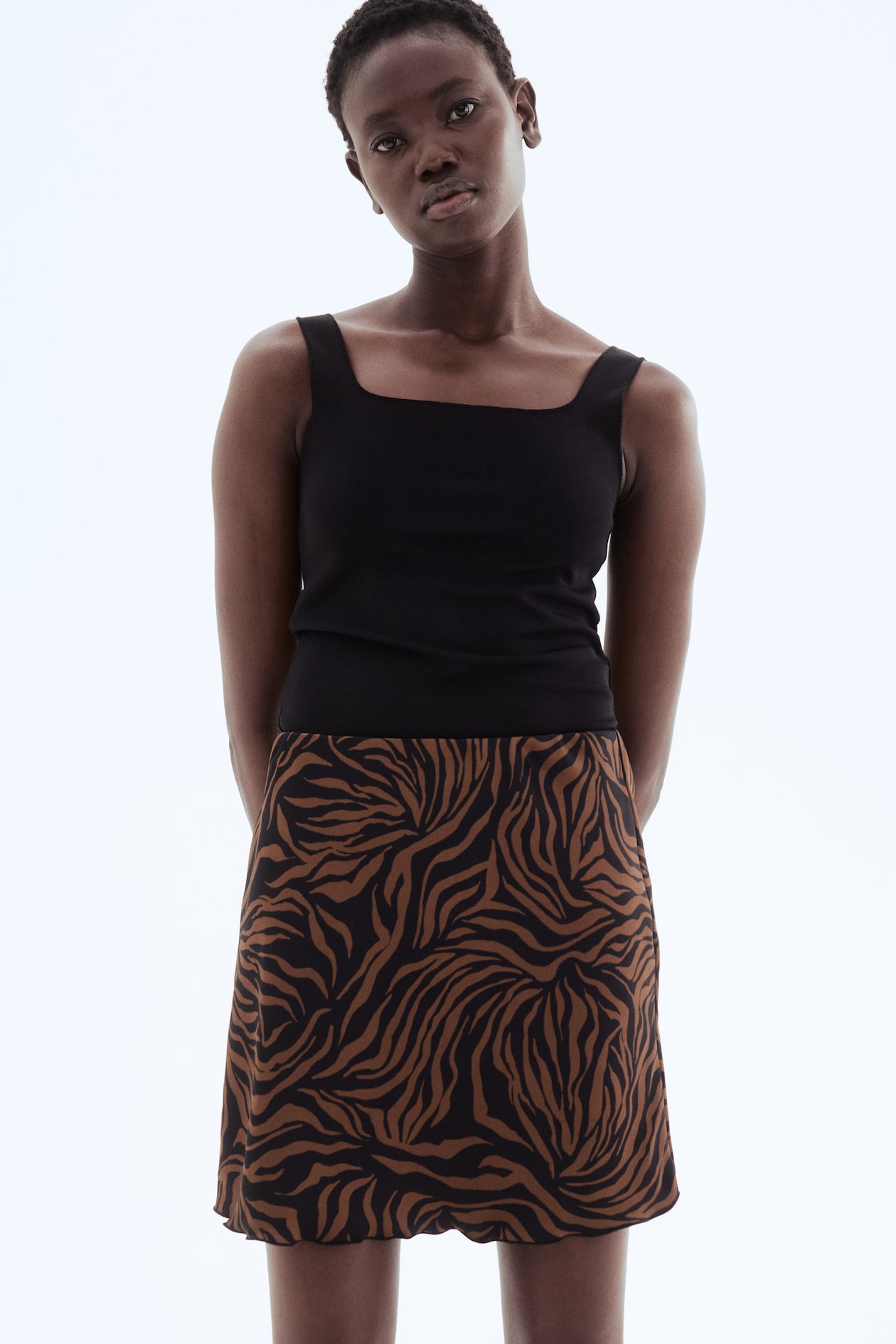 Satin Slip Skirt - image 2