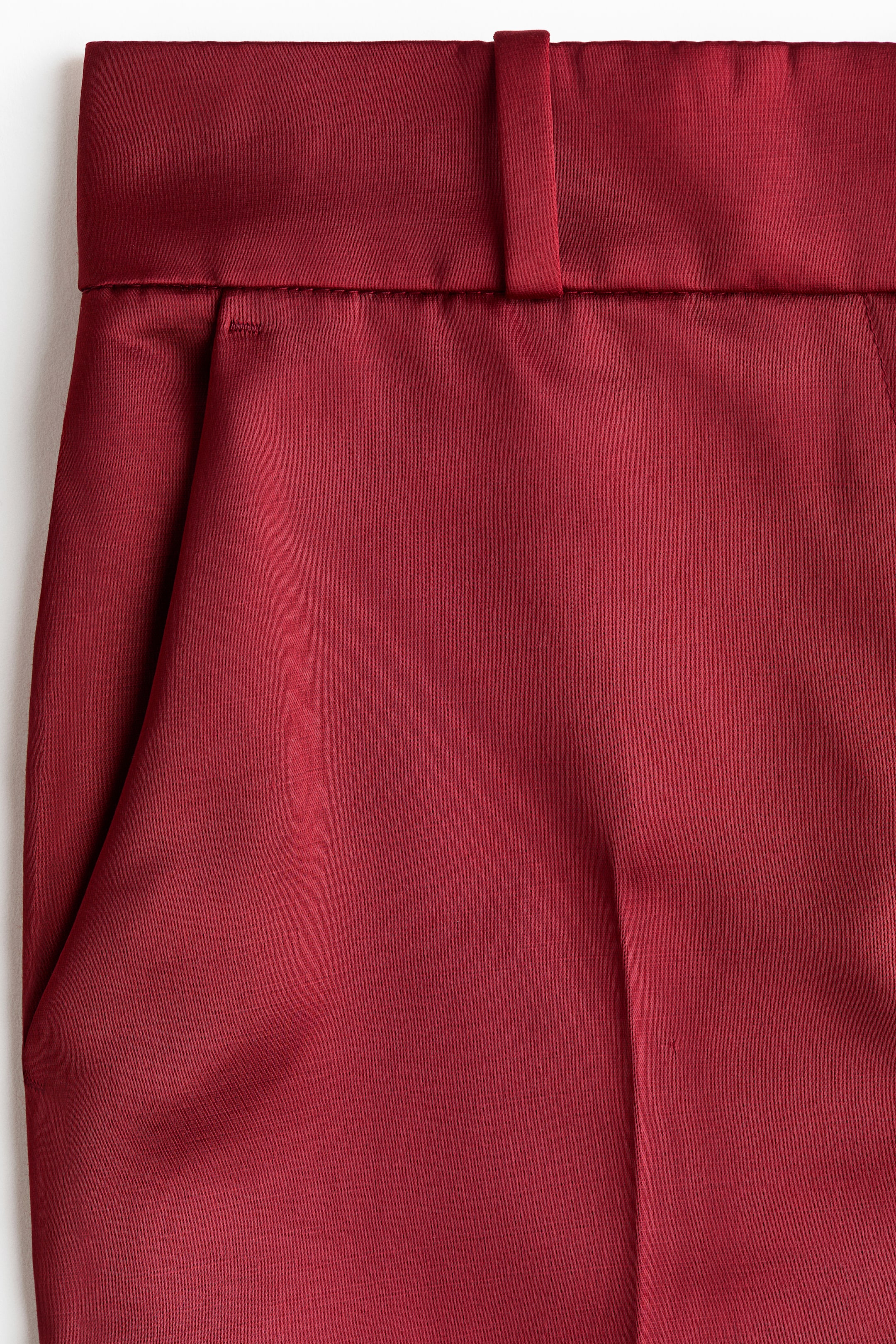View larger image: High-waisted tailored trousers - Dark red - Ladies | H&M MY 5