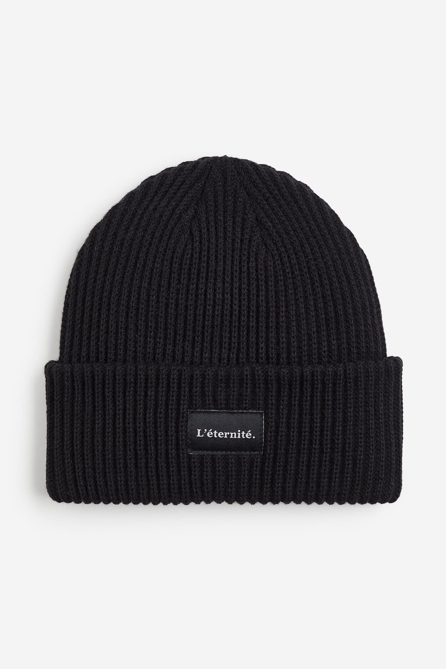 Knit Beanie - Black/Possibilité/White/Beige/Better days - 1