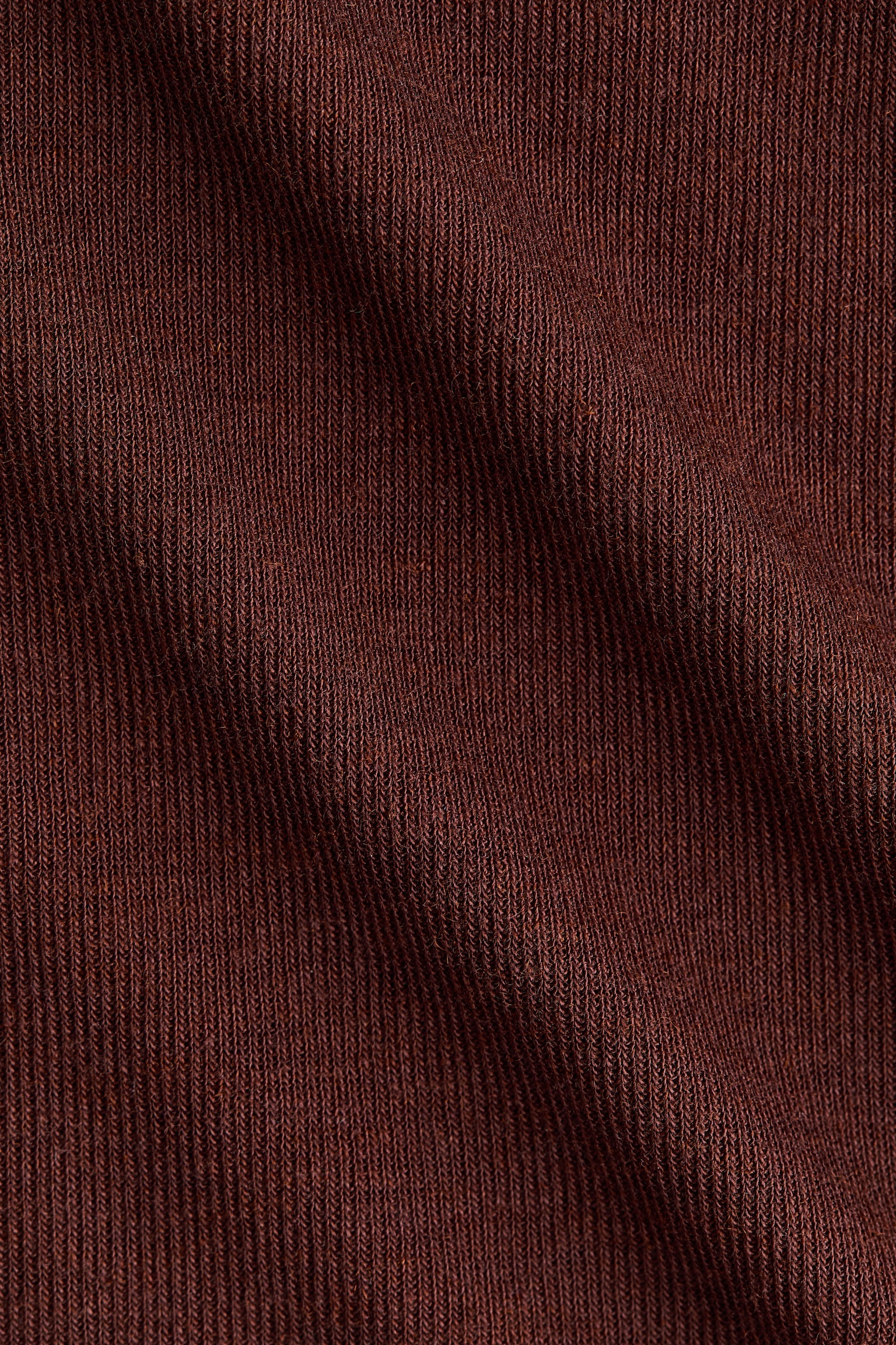 Wool-blend top - Dark brown/Black/White - 6