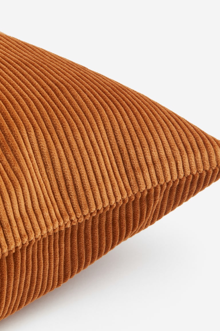 Lot De 2 Housses De Coussin 50x50cm Jaune Velours Côtelé - Super Douces Pour Canapé, Chaise Ou Déco