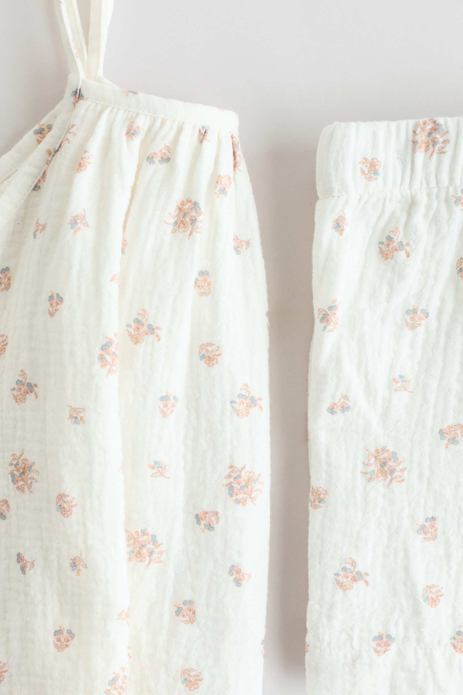 2-piece cotton muslin set - 2