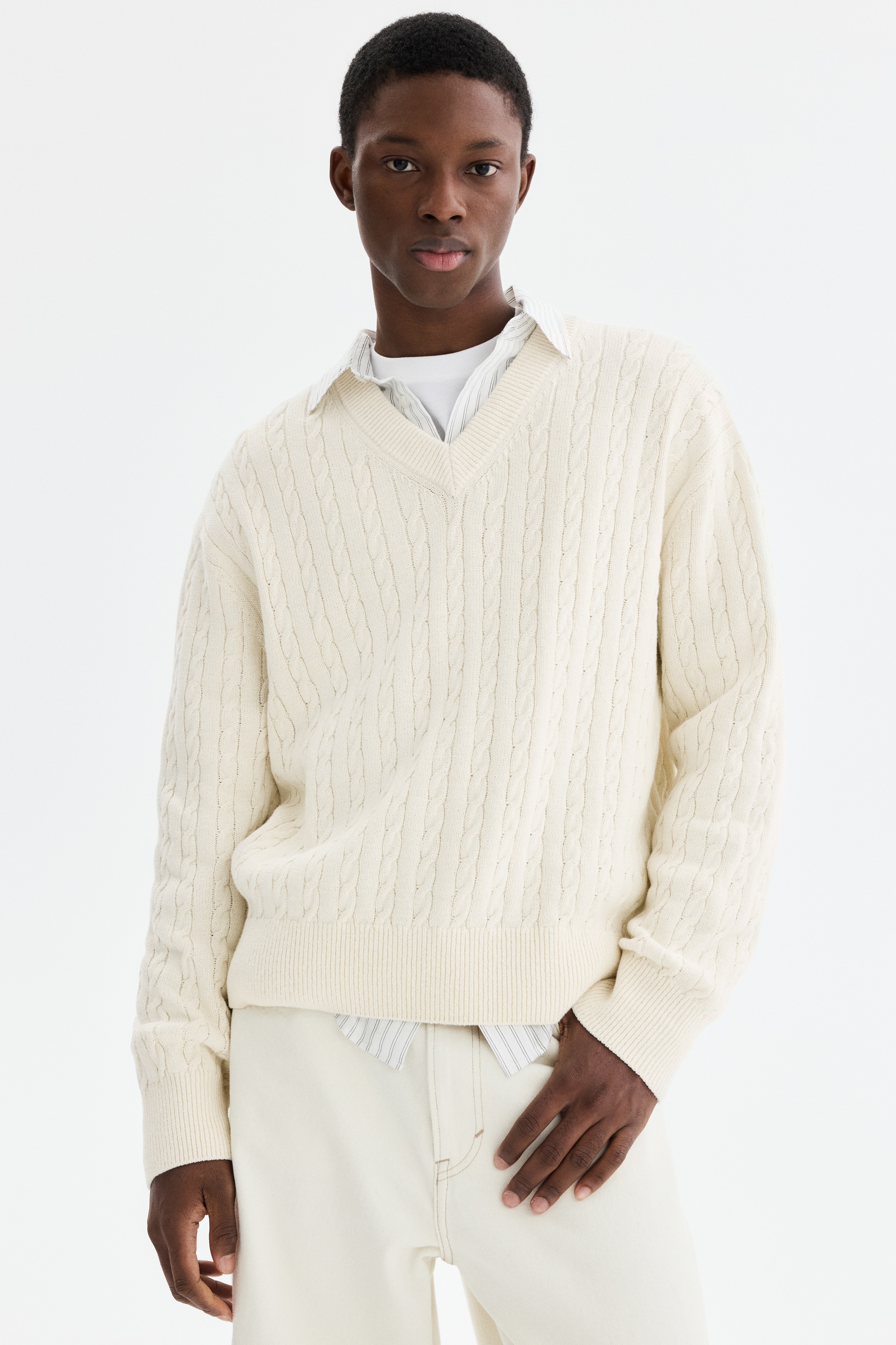 Regular-Fit Cable-Knit Sweater from H&M - $49.99