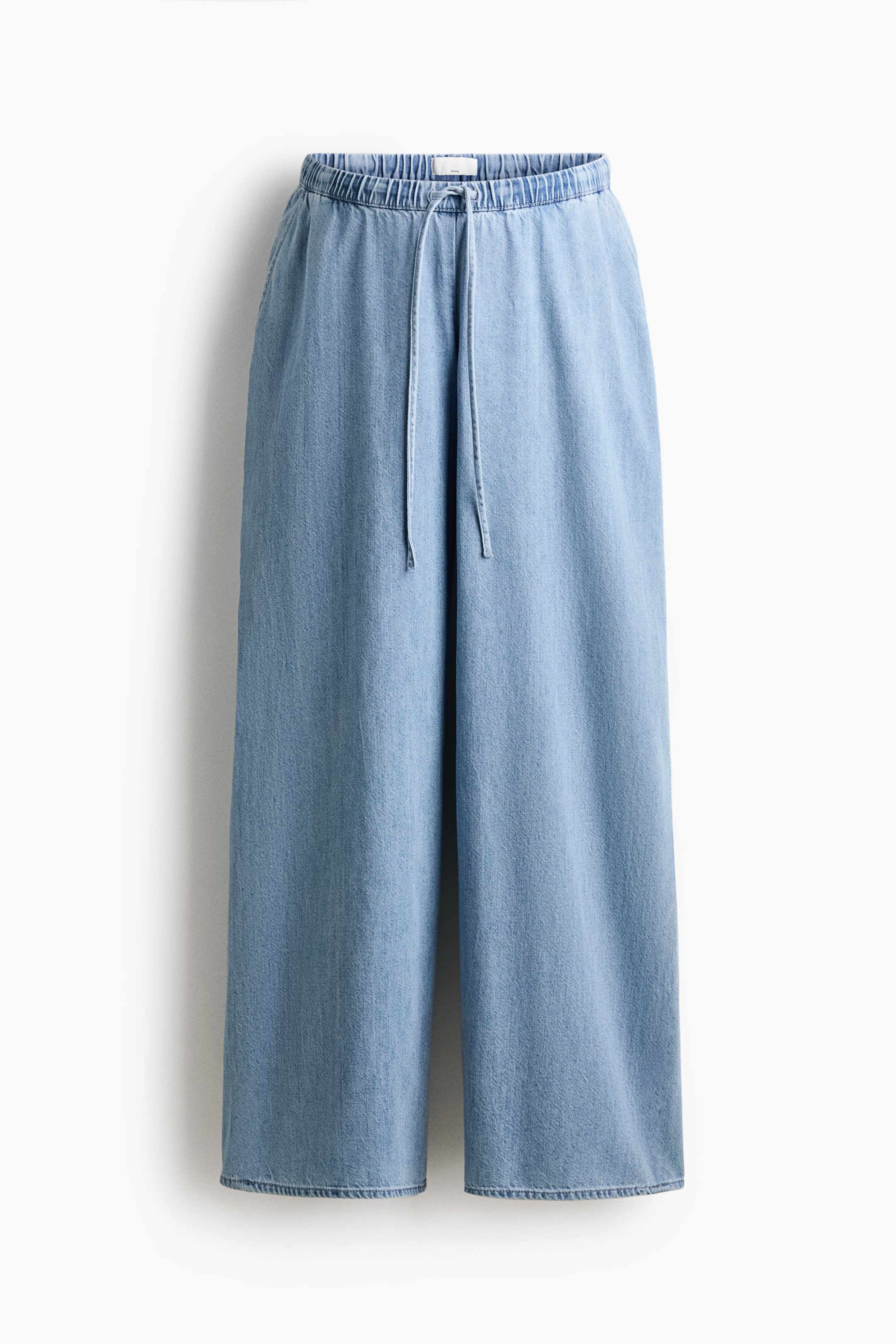 Pantalon MAMA en denim avec cordon de serrage