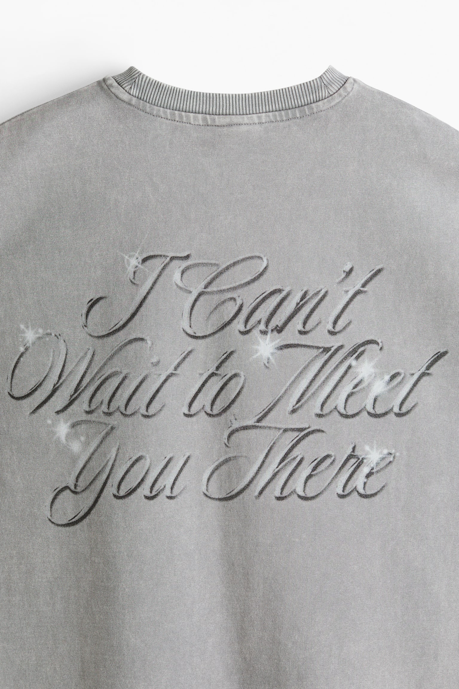 Oversized Fit Boxy-style t-shirt - Grey/Dark brown/Reality Bites/Yellow/California/Black/Golden Sunset/Dark grey/Soho Nyc/Dark blue/Run Wild/Bright red/Sunset - 4