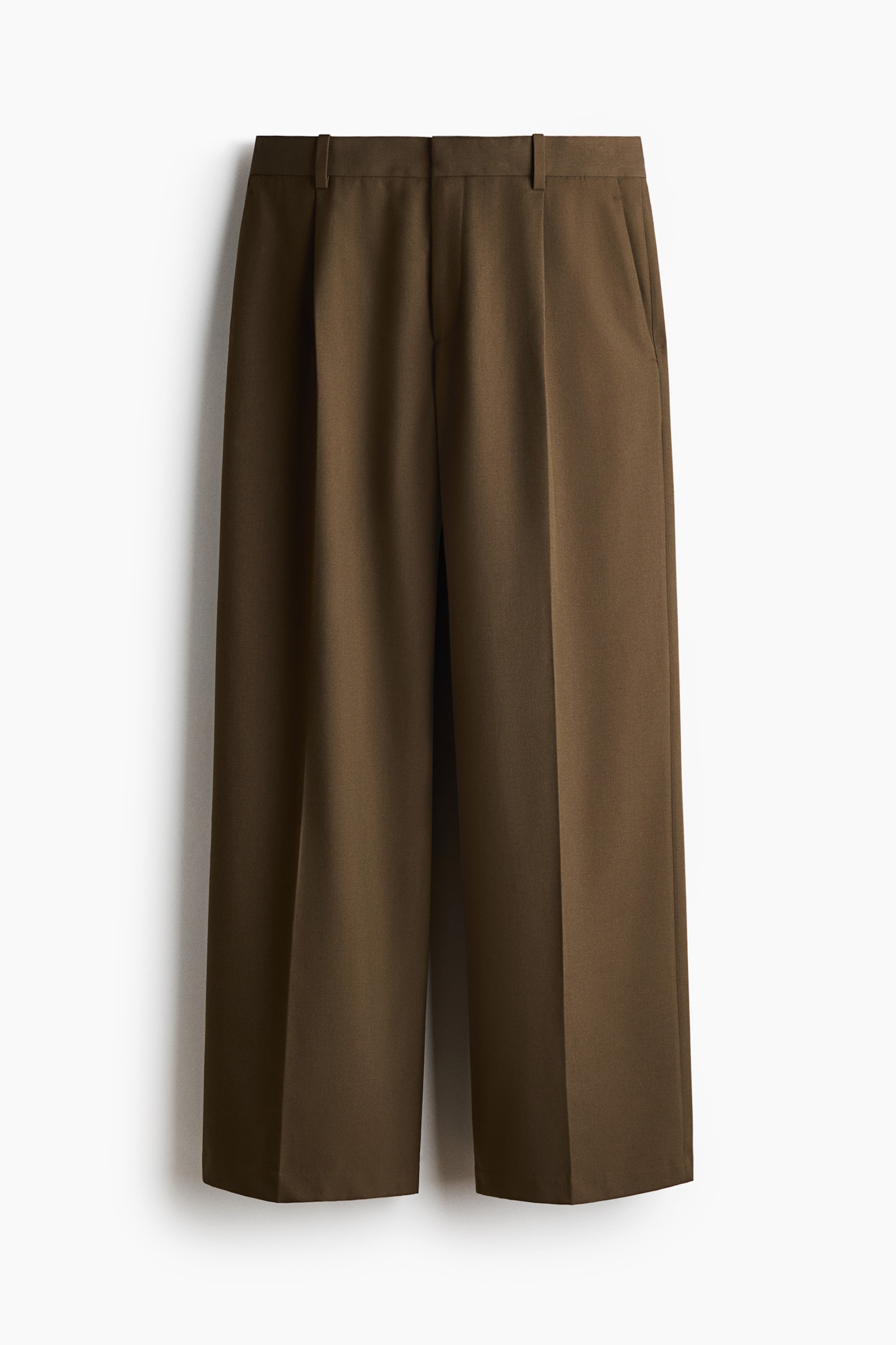 Loose Fit Tailored trousers - Khaki green/Grey/Black/Navy blue/Dark brown/Beige/Beige/Checked/Cream/Black