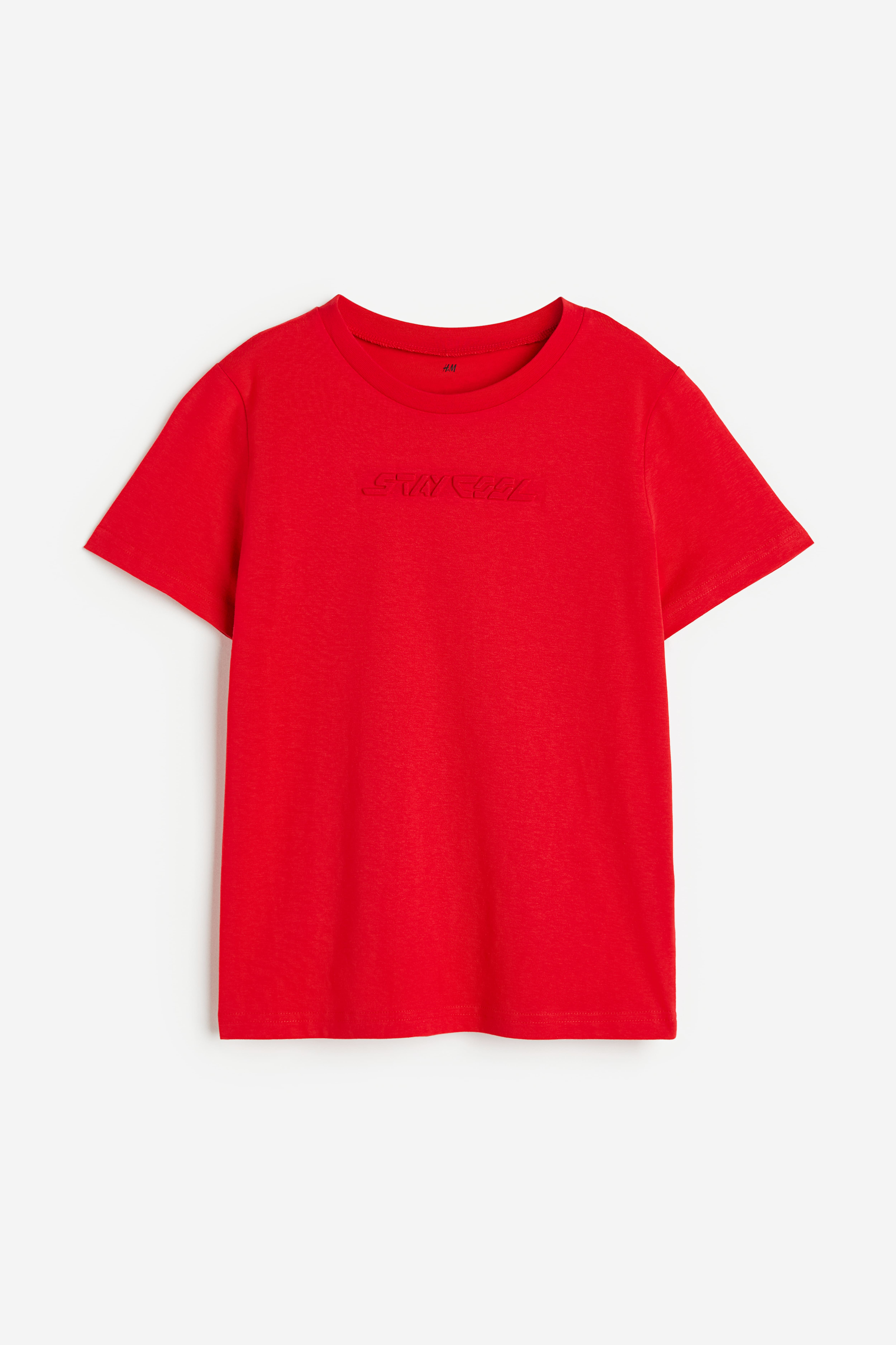 H&m red t shirt best sale