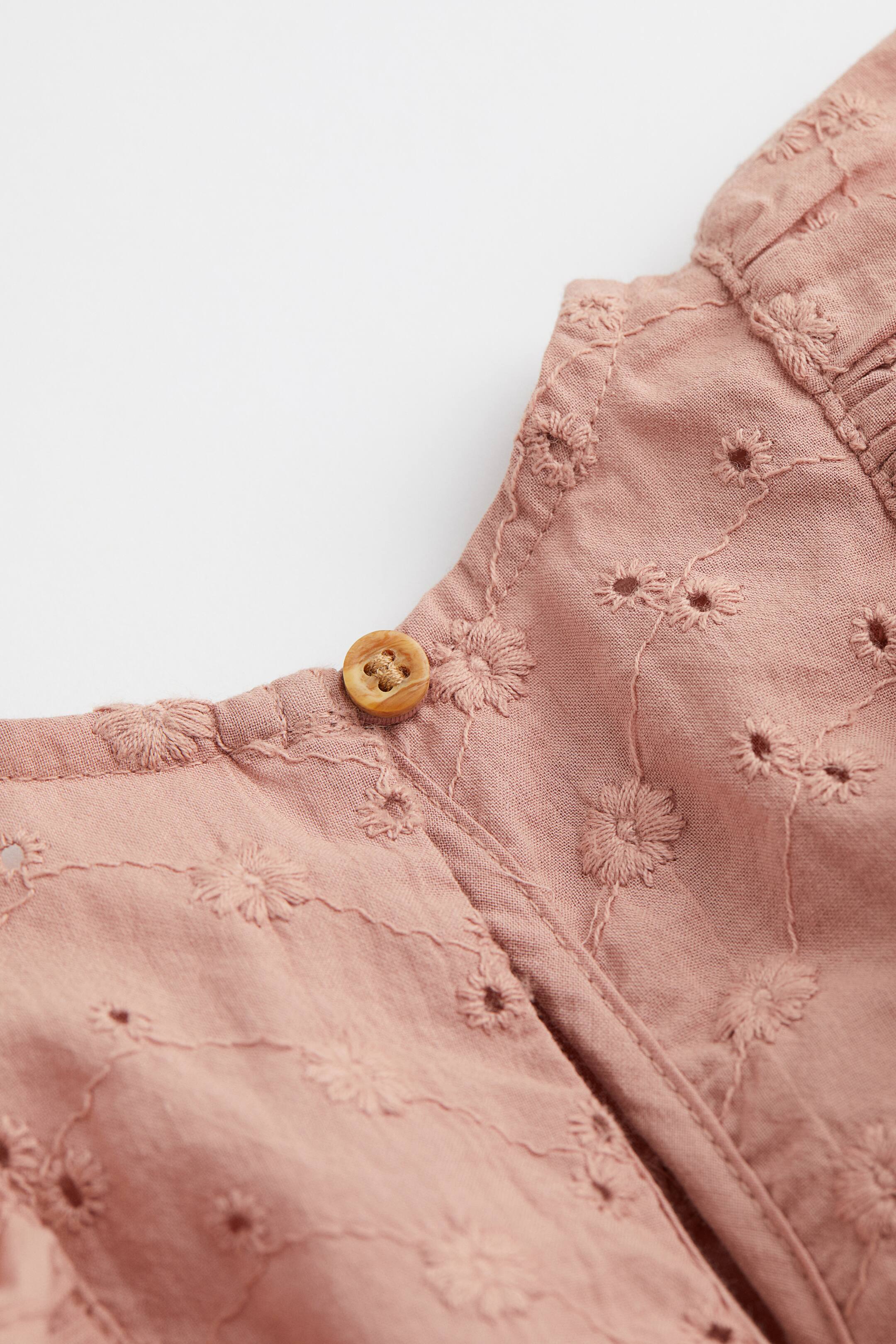 View larger image: 2-piece cotton set - Old rose/Roses - Kids | H&M IN 2