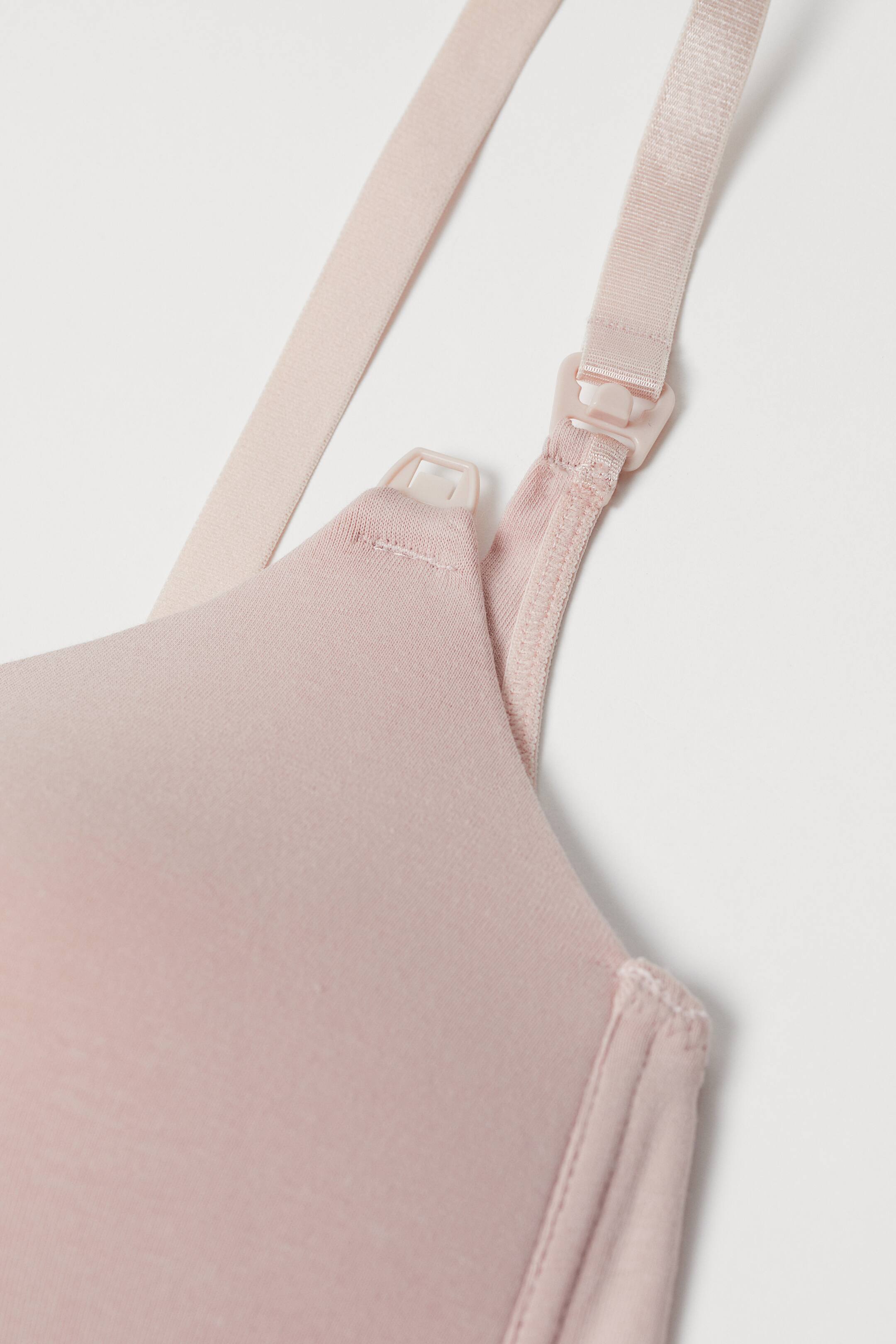 MAMA 2pack Nursing Bras Powder pink/dark gray melange Ladies H&M US