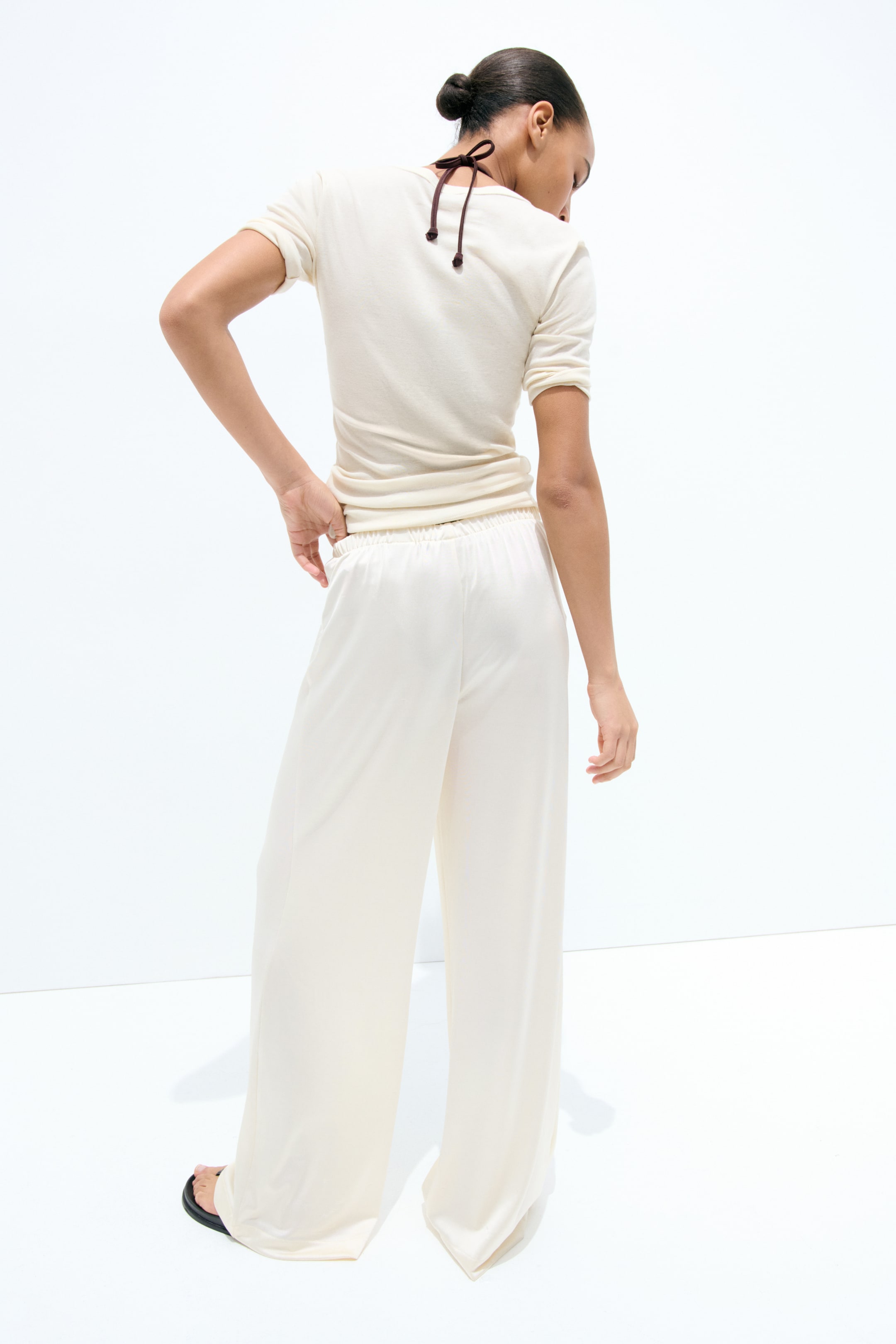 Женские брюки H&M Jersey Pull-On Pants — фото 5