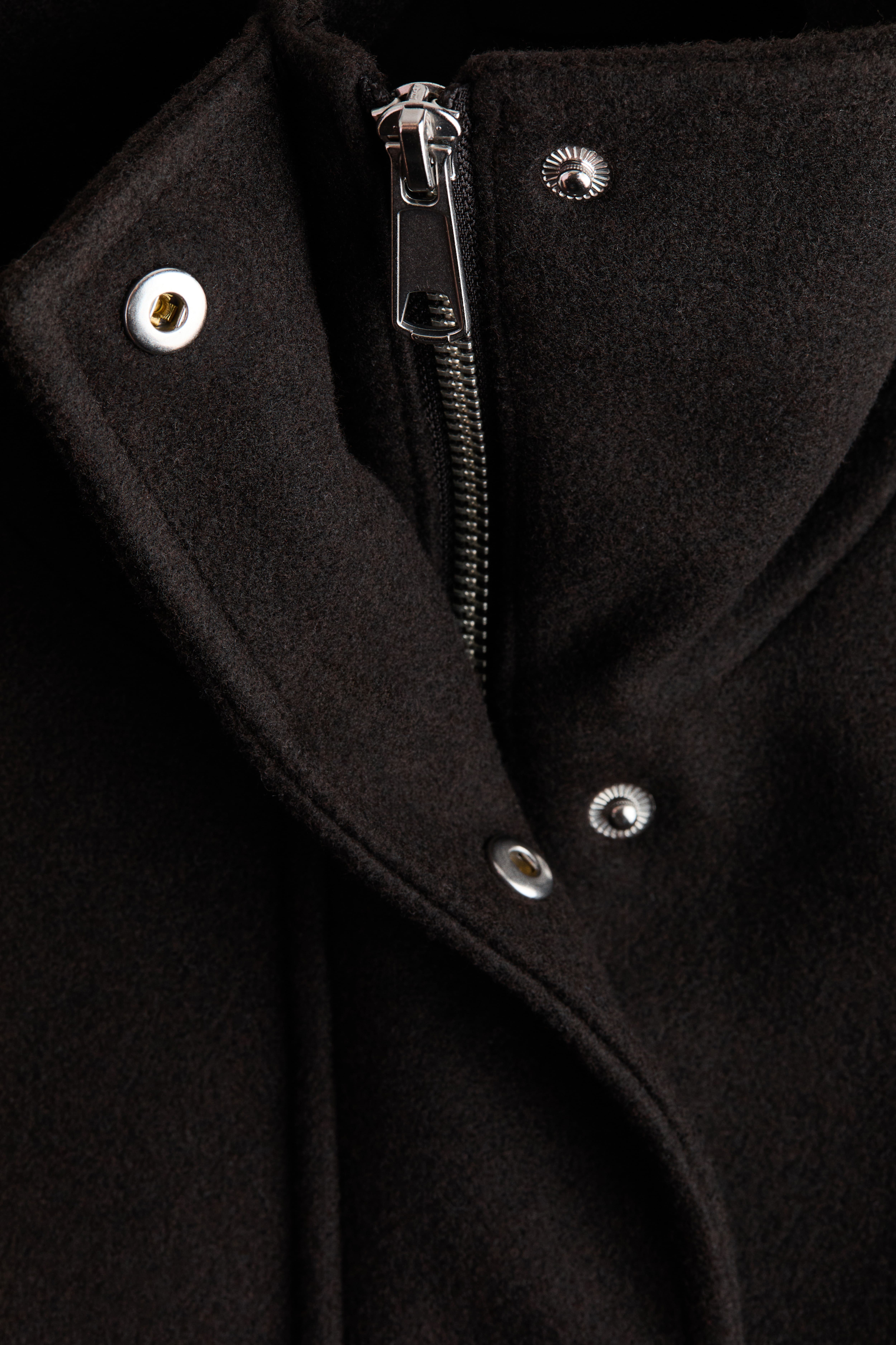 Funnel-Collar Coat