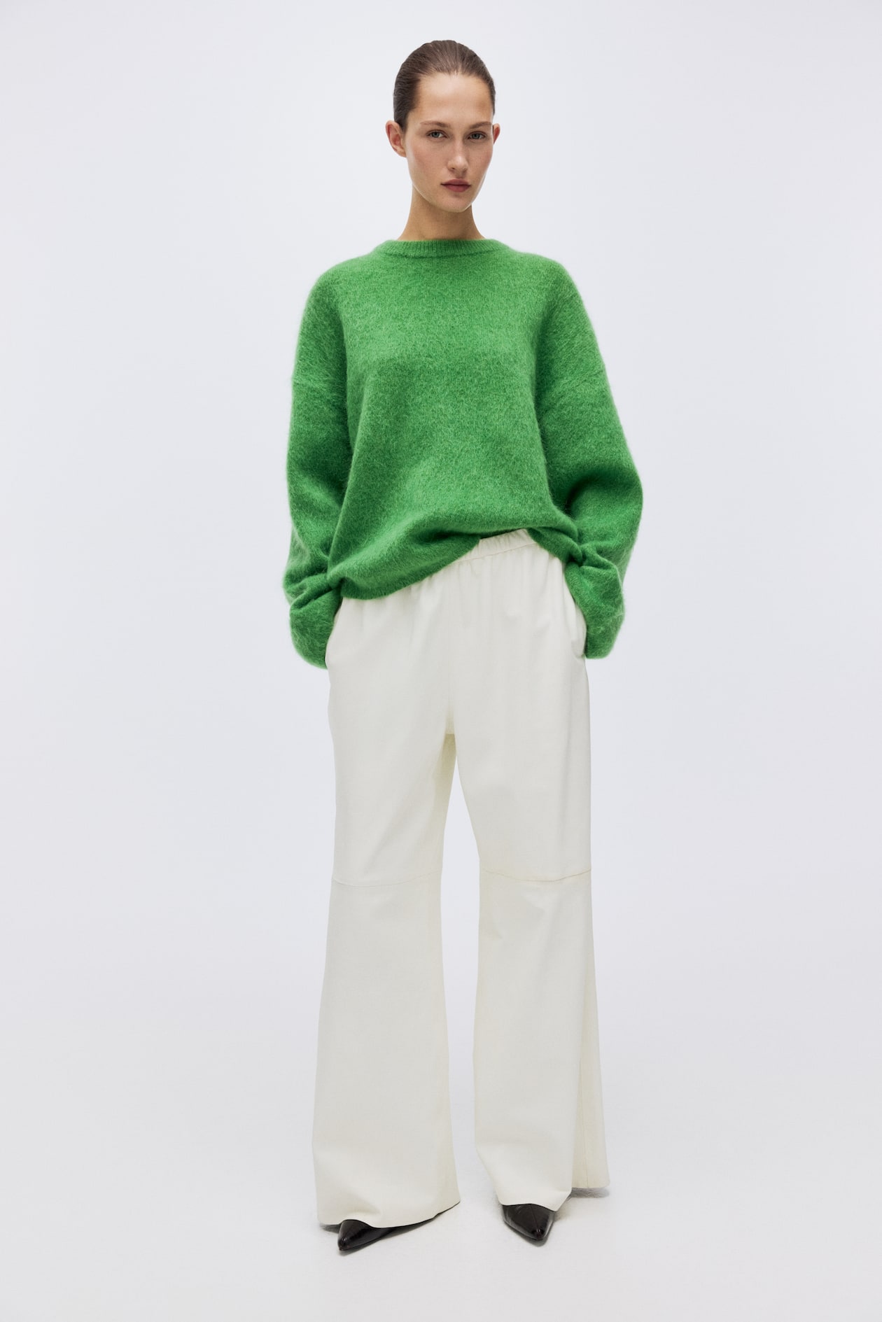 Oversized Mohair-Blend Sweater - image 3