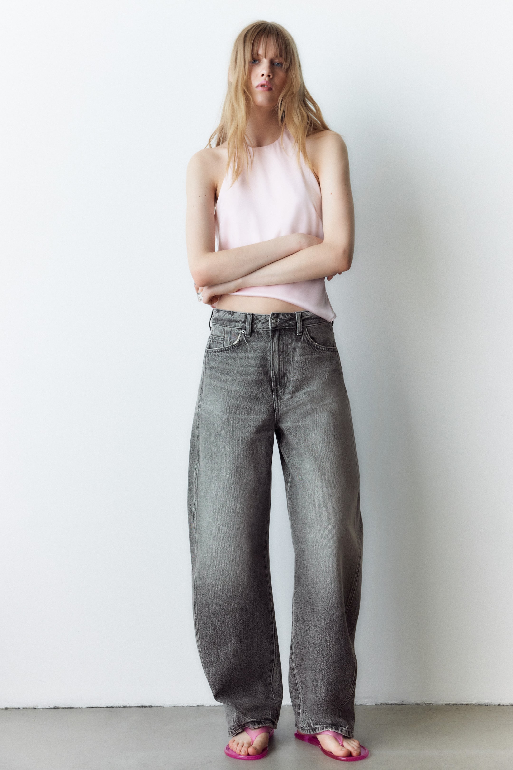 Женские джинсы H&M Baggy High Jeans — фото 6