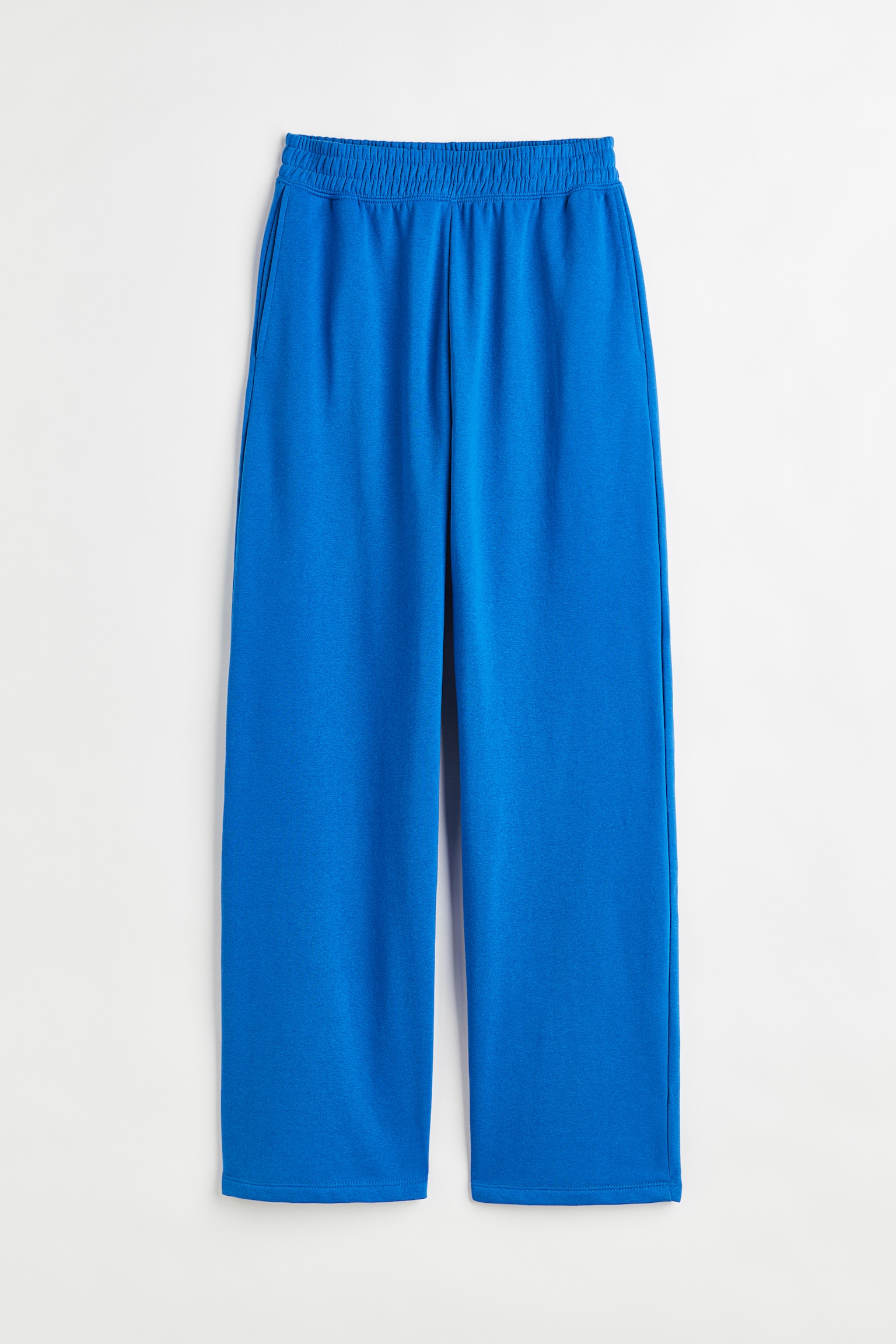 מכנסי טרנינג רחבים - כחול עז - Ladies | H&M IL