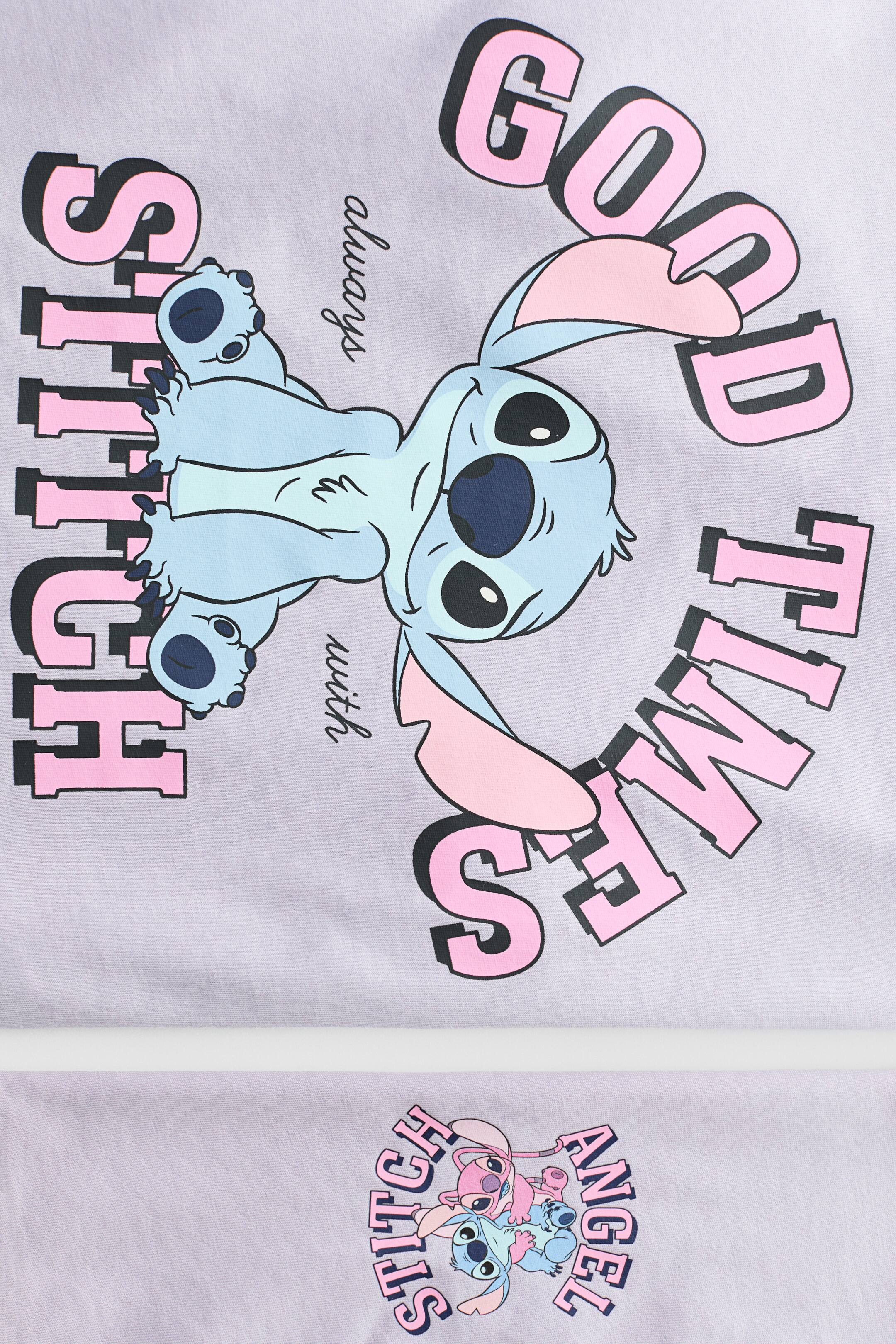 View larger image: 2-piece printed set - Purple/Lilo & Stitch - Kids | H&M IN 2