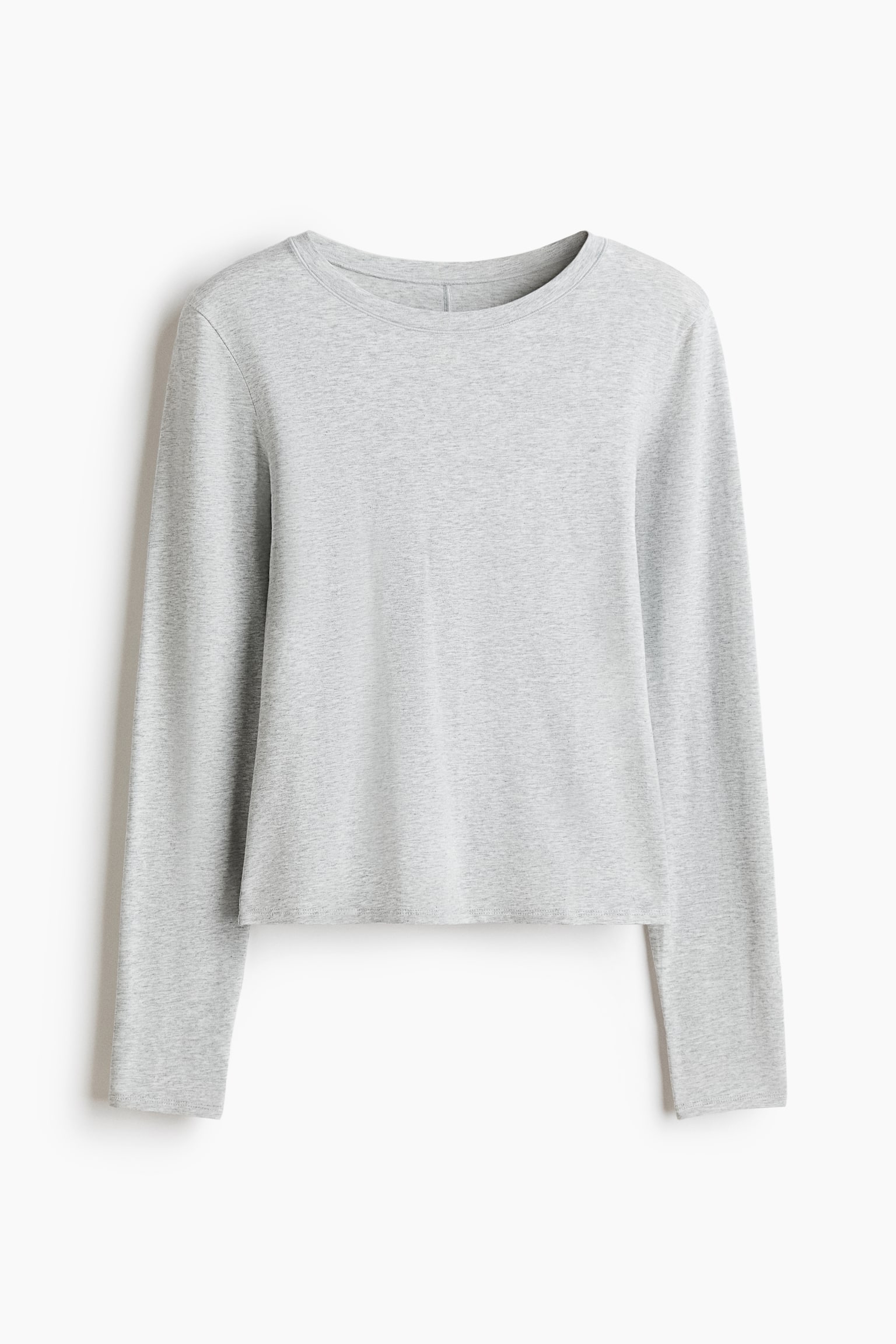 Sports Top with DryMove™ - Light grey marl/Light yellow