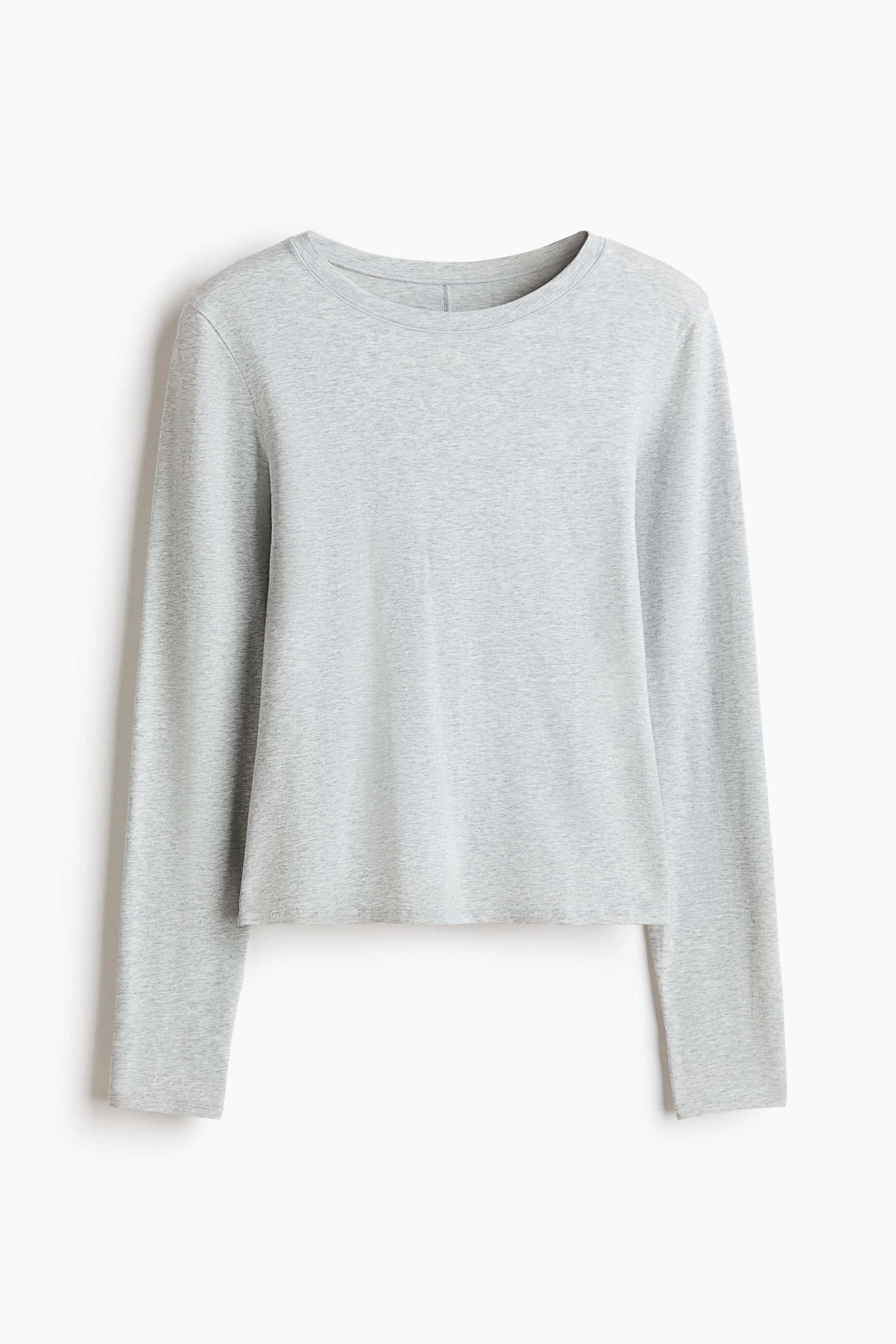 拡大画像を表示: スポーツトップス DryMove™ - ライトグレーメランジ - レディース | H&M JP 1