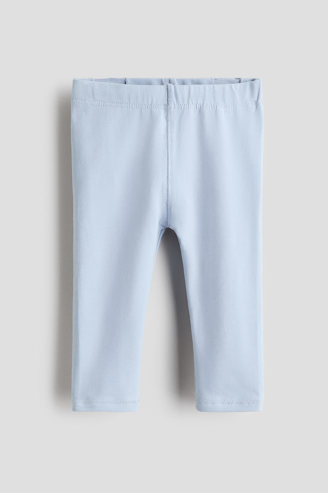 Legging van pimakatoen - Lichtblauw/Dusty lichtroze/Bruin/Lichtbeige - 1