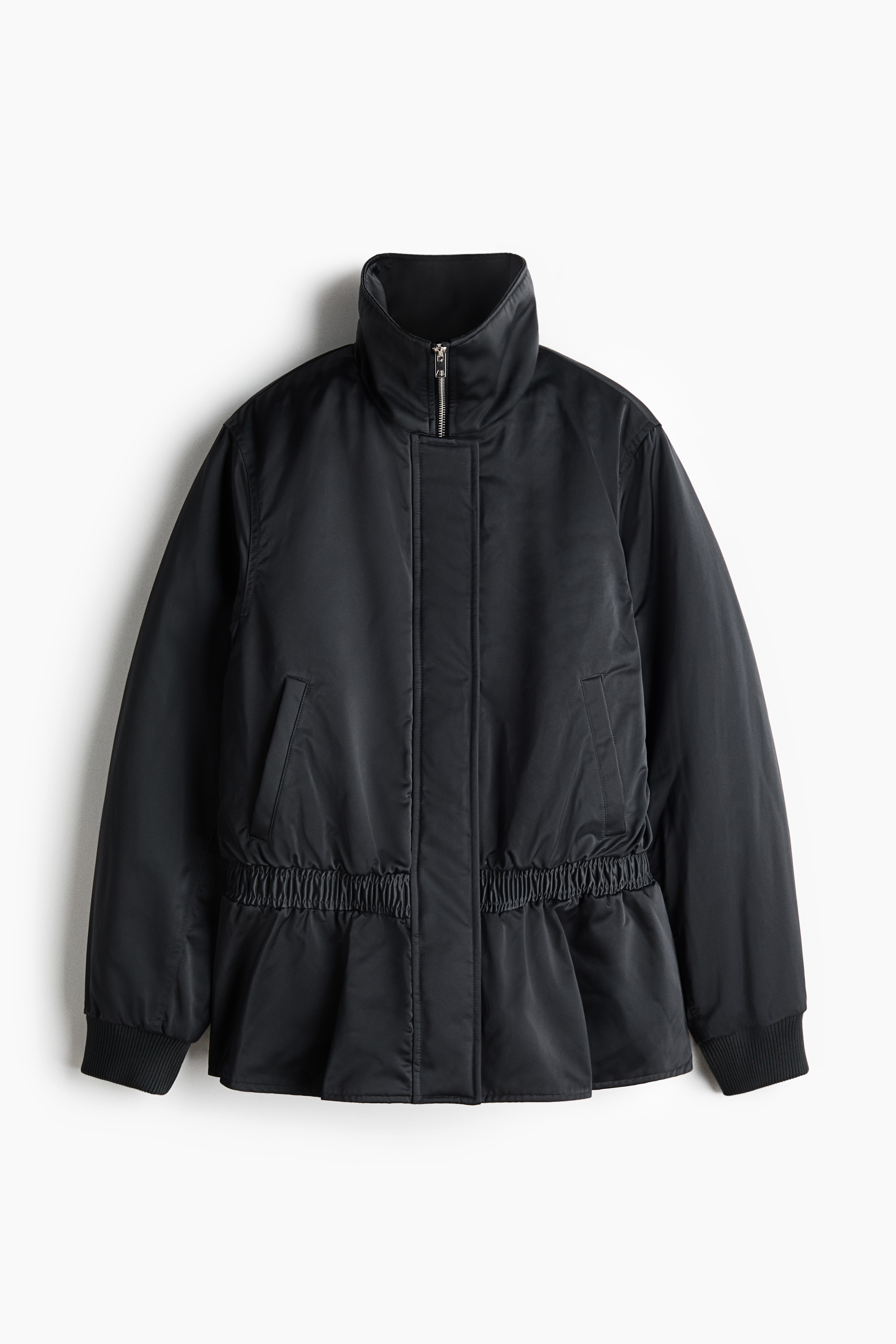 Pilotenjacke mit Peplum