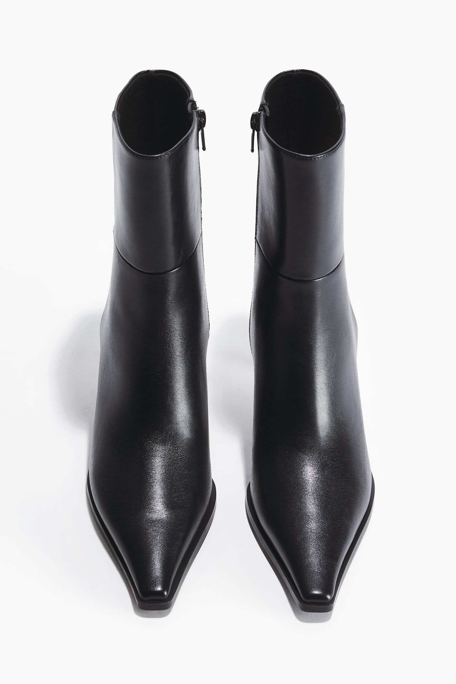 Heeled ankle boots - Čierna/Hnedá - 3